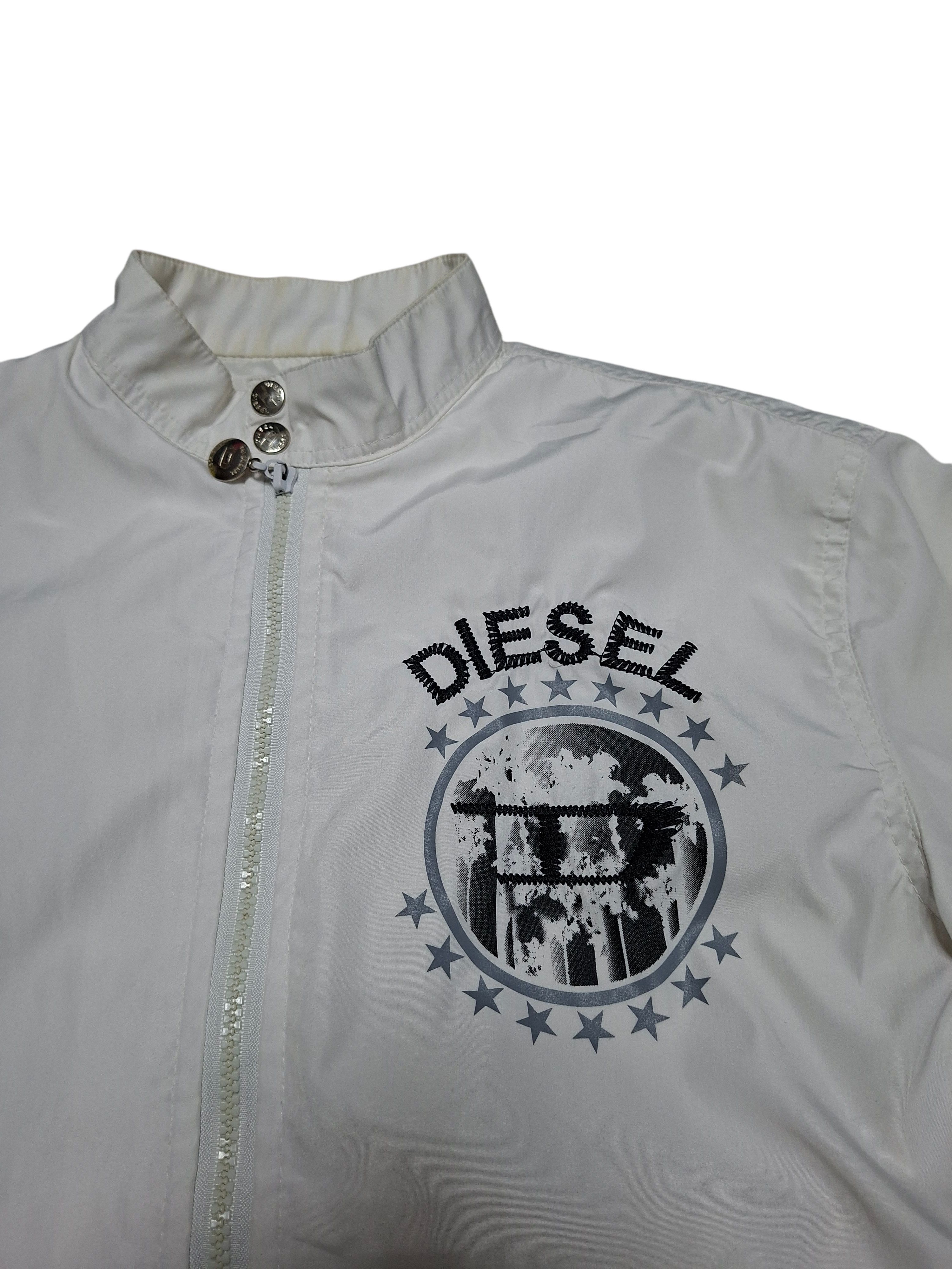Diesel DIESEL VINTAGE BIG LOGO AVANT GARDE NYLON LIGHT JACKET Size US M / EU 48-50 / 2 - 2 Thumbnail