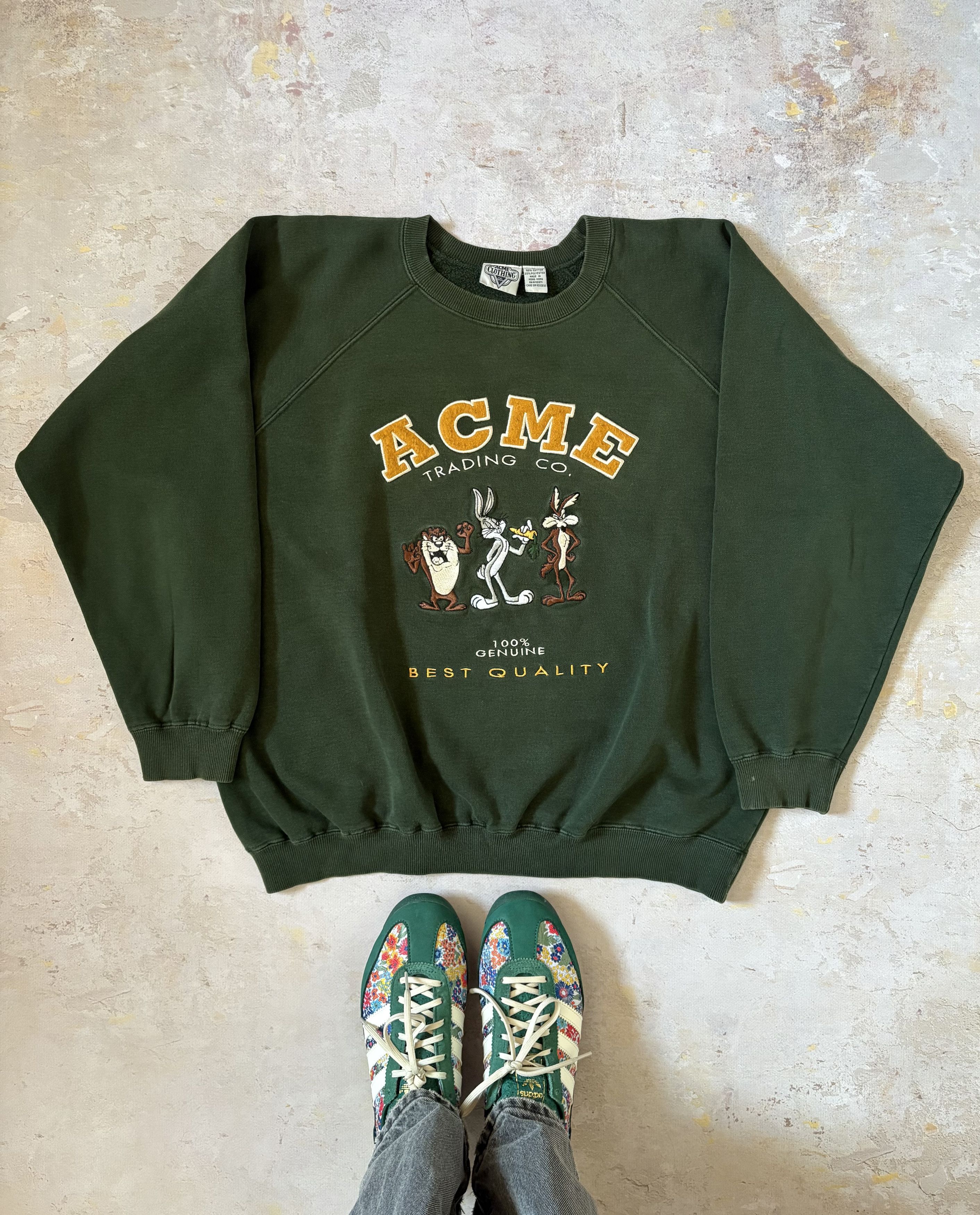 Warner Bros Rare Warner Bros vintage sweatshirt boxy fit Size US L / EU 52-54 / 3 - 1 Thumbnail