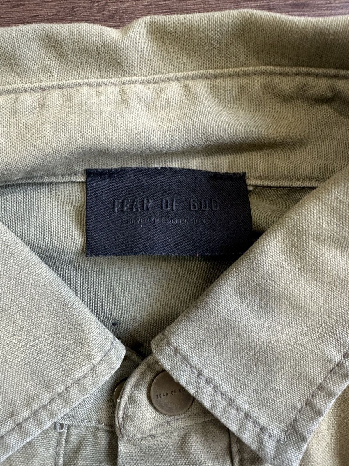 Fear of God Fear of God 7th Green/Sun-Faded Shirt Size US M / EU 48-50 / 2 - 4 Thumbnail