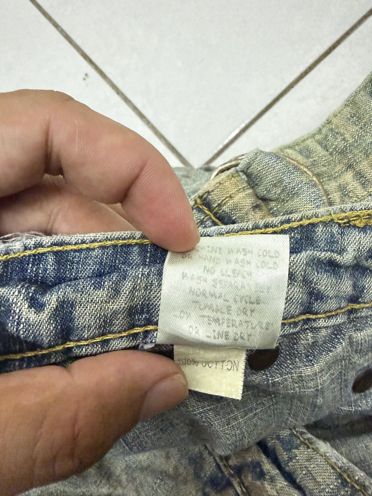 Japanese Brand Rare Sick Joneaa Mud Wash Multipockets Tactikal Denim Jeans Size US 35 - 12 Thumbnail