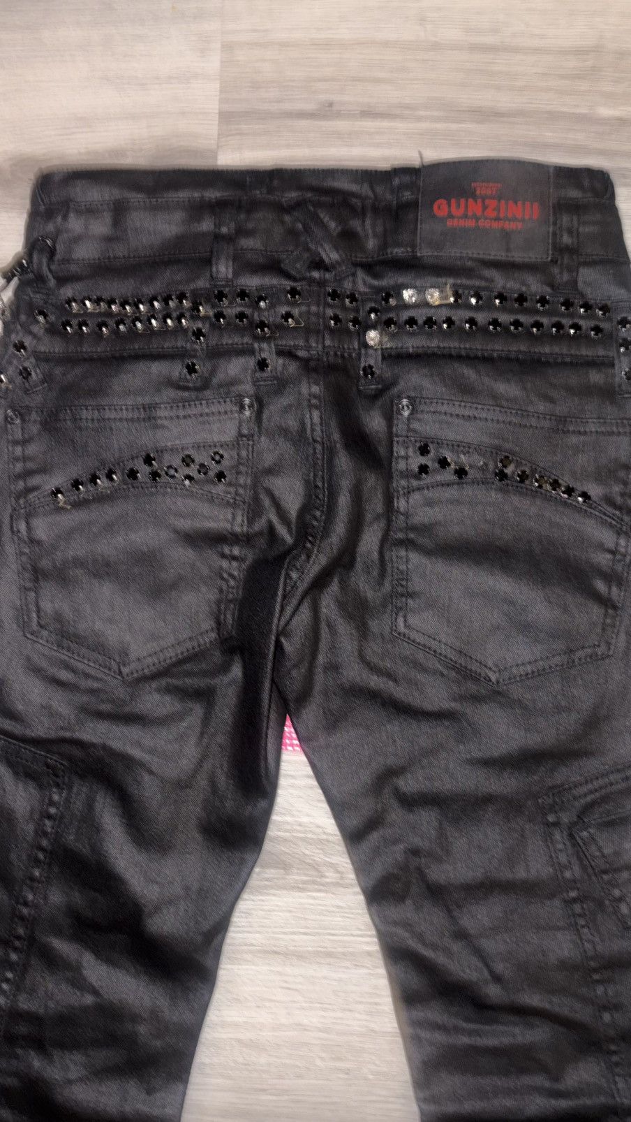 Other GUNZINII black studded jeans Size US 28 / EU 44 - 6 Thumbnail