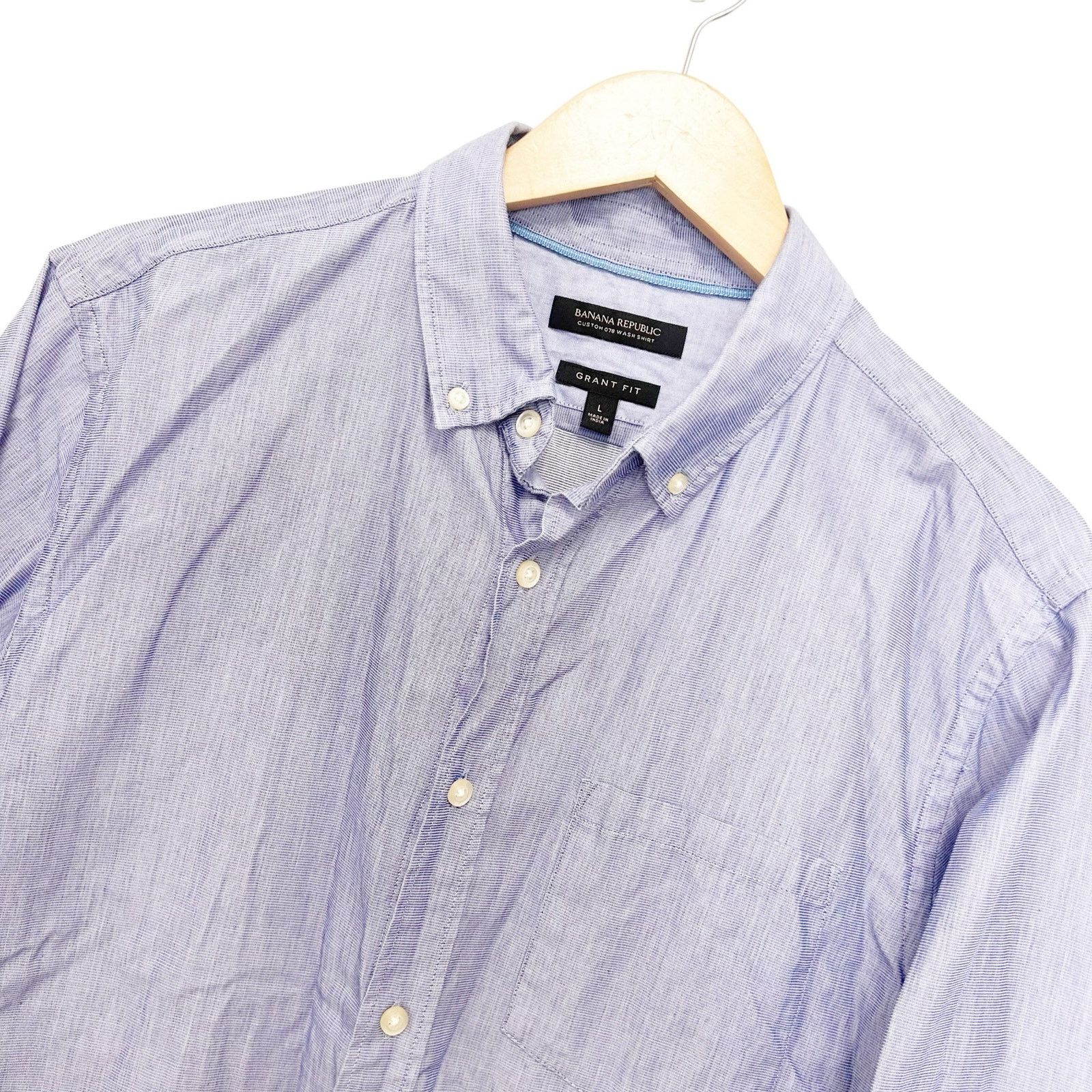 Banana Republic Banana Republic Grant Fit Button Down Long Sleeve Shirt Sz L Size US L / EU 52-54 / 3 - 1 Thumbnail