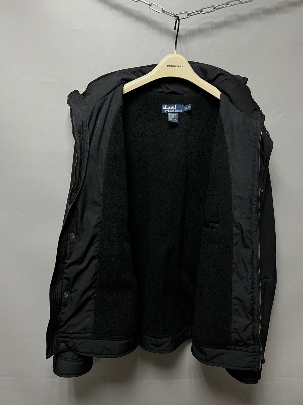 Polo Ralph Lauren Polo Ralph Lauren Full Zip Windbreaker Fleece Line Jacket Size US XXL / EU 58 / 5 - 2 Thumbnail
