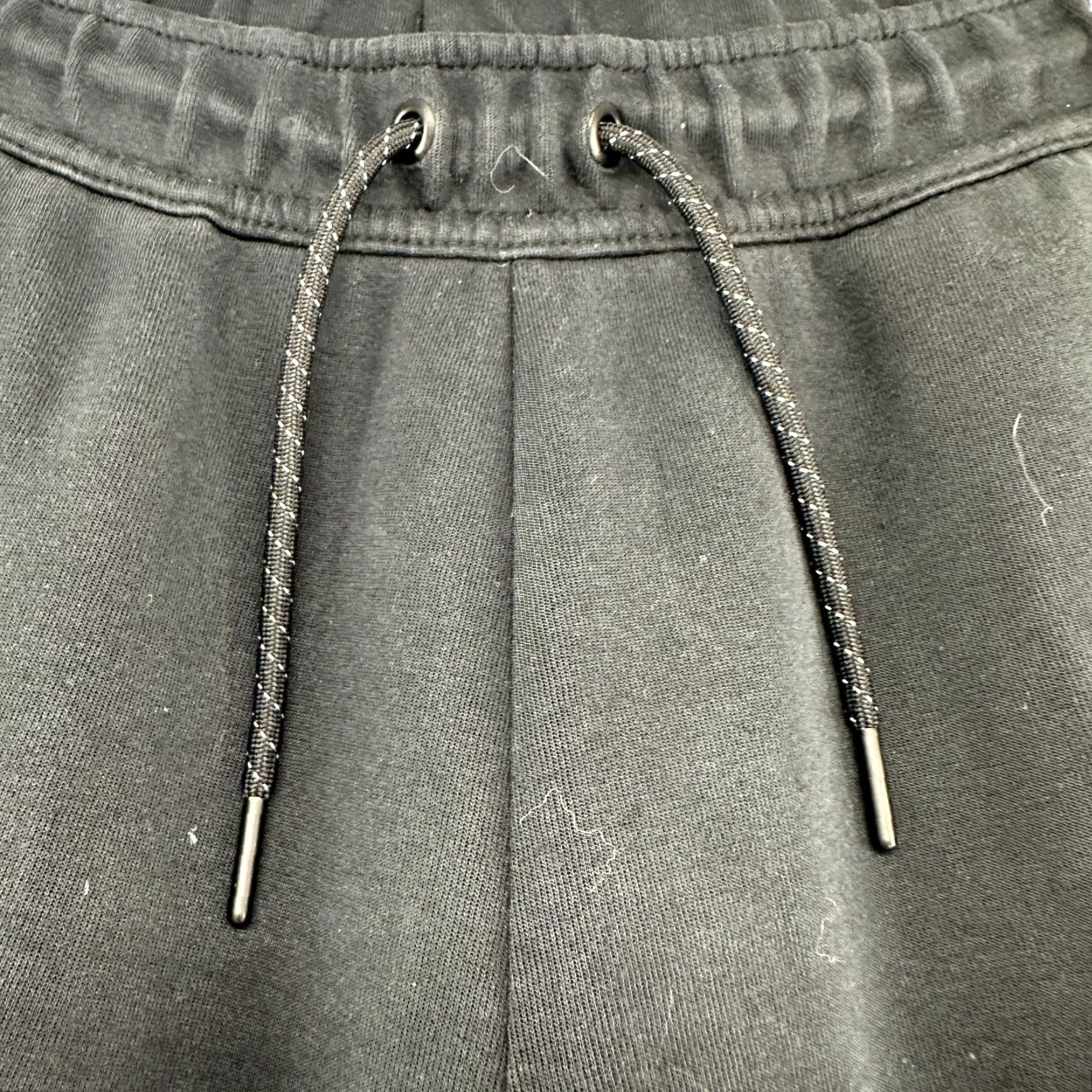 Nike Nike Pants Mens L Black Jogger Sweat Fleece Swoosh Solid Drawstring Stretch Regular Width Inseam 26 Sport Gym Running CrossFit Nike Fleece Size US 33 - 5 Thumbnail