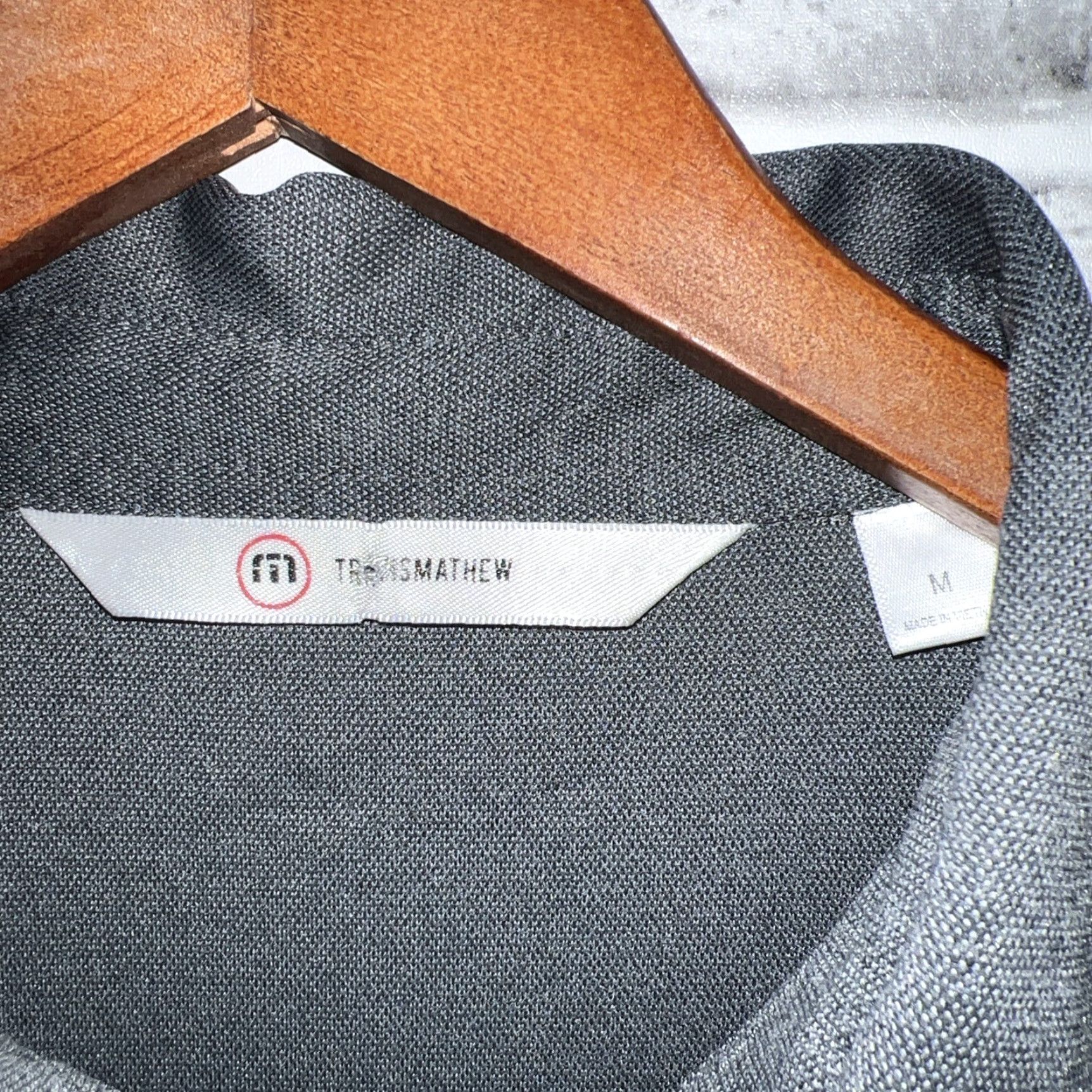 TravisMathew Travis Mathew Polo Shirt Mens M Gray Polo Shirt Size US M / EU 48-50 / 2 - 3 Thumbnail