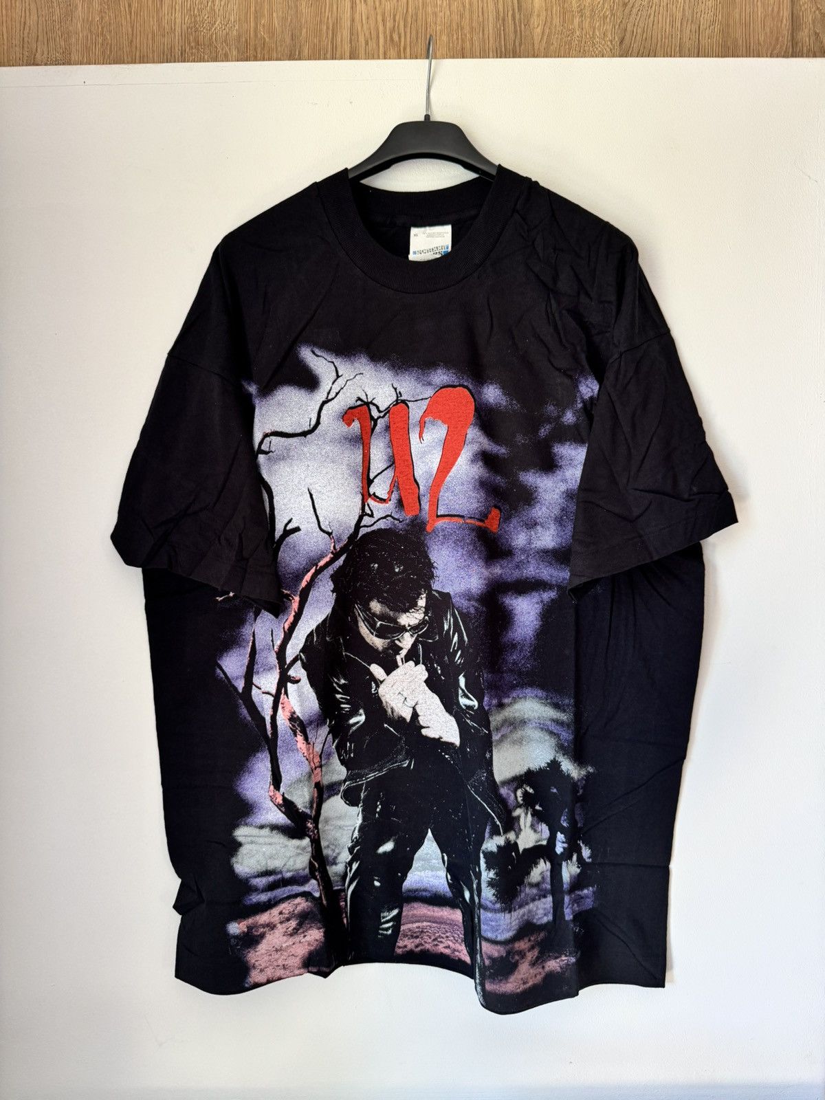 Band Tees U2 Vintage 90s Band Rock Tee Two Sided Print Emire Rare Bono Size US XL / EU 56 / 4 - 1 Thumbnail