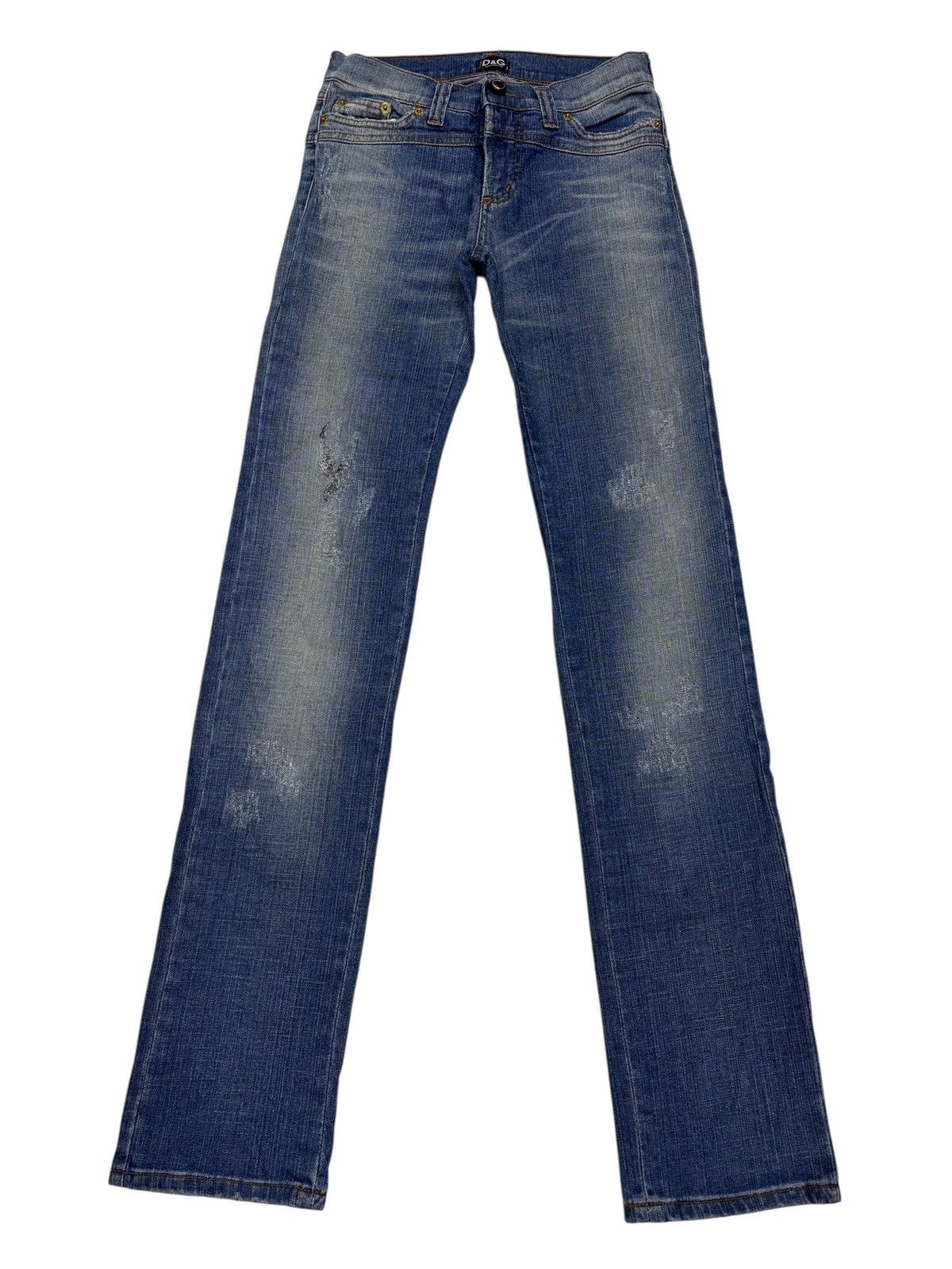 Dolce & Gabbana 🇮🇹 D&G Japan Market Skinny Denim Jeans Size 25" / US 0 / IT 36 - 8 Thumbnail