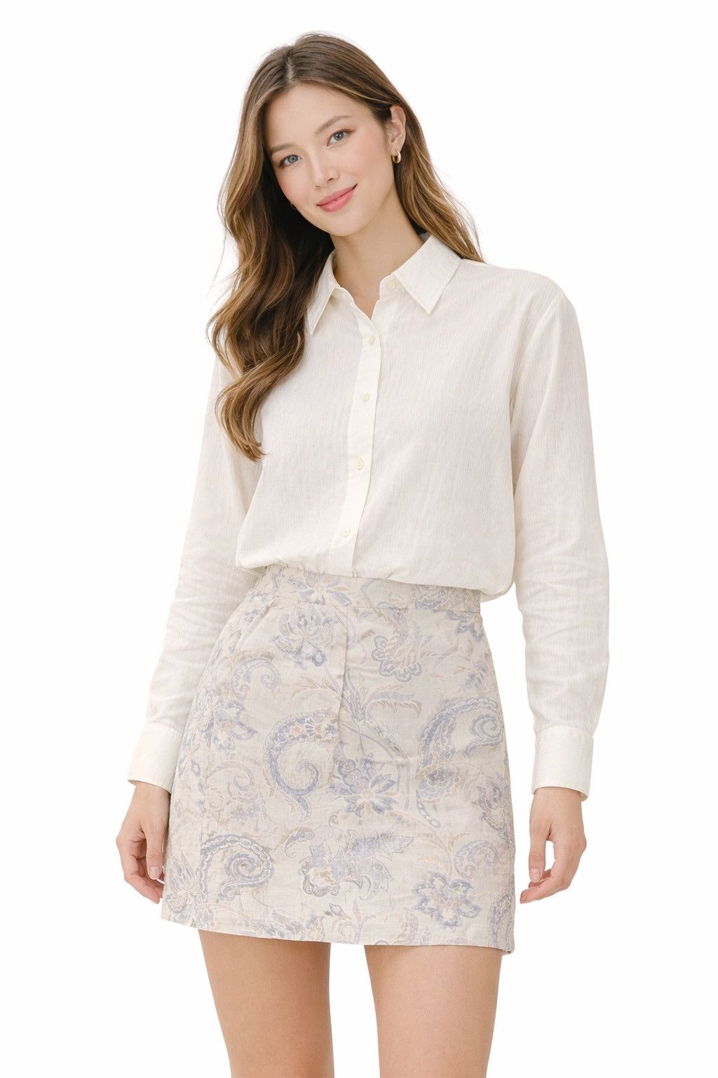 Burberry Vintage Burberry Floral Mini Skirt Made in Italy / Size 9 Size 26" / US 2 / IT 38 - 1 Thumbnail
