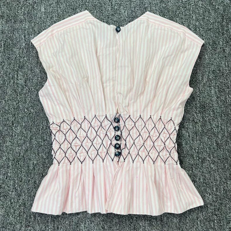 Chanel Chanel Cruise series pink waistless sleeveless top 2505-Nex Size XS / US 0-2 / IT 36-38 - 1 Thumbnail