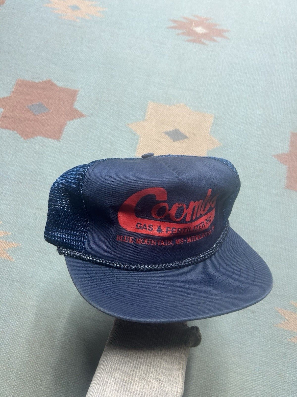 Vintage Vtg trucker hat Coombs gas fertilizer Mississippi Tennessee Size ONE SIZE - 1 Thumbnail