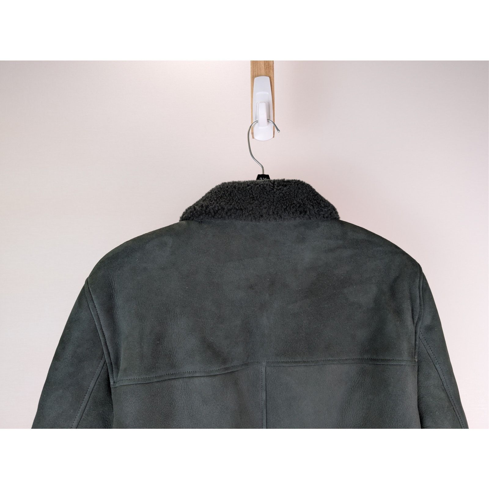Mr P. o1rshd1 CC20 two-way zip fastening Shearling Jacket in black Size US M / EU 48-50 / 2 - 11 Thumbnail