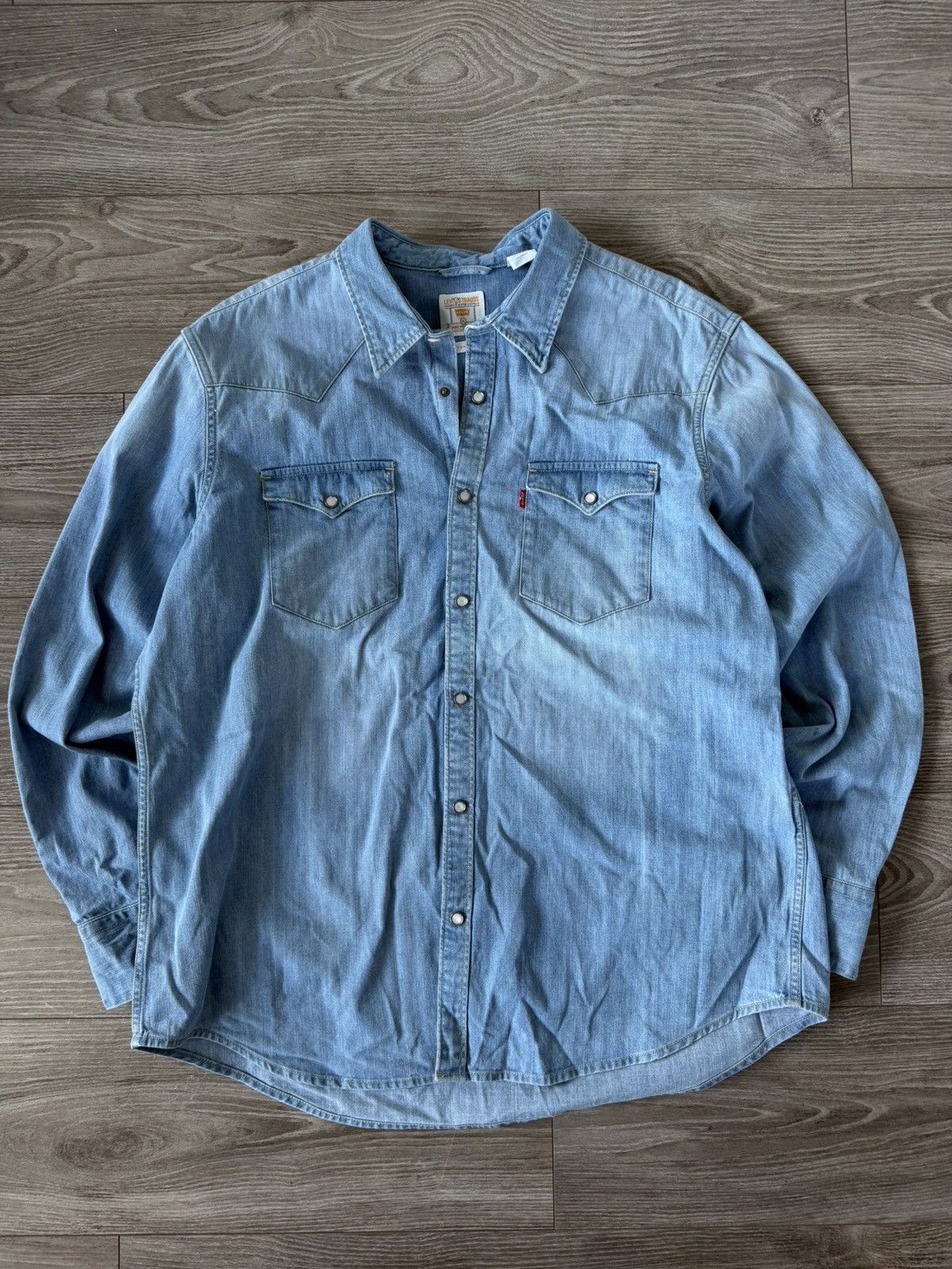 Levi's Levi’s Barstow Western Standard Cowboy Jacket Shirt Size US XL / EU 56 / 4 - 1 Thumbnail