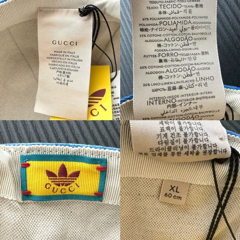 Gucci Gucci SizeXL Full-print old flower sewing hat Size ONE SIZE - 8 Thumbnail