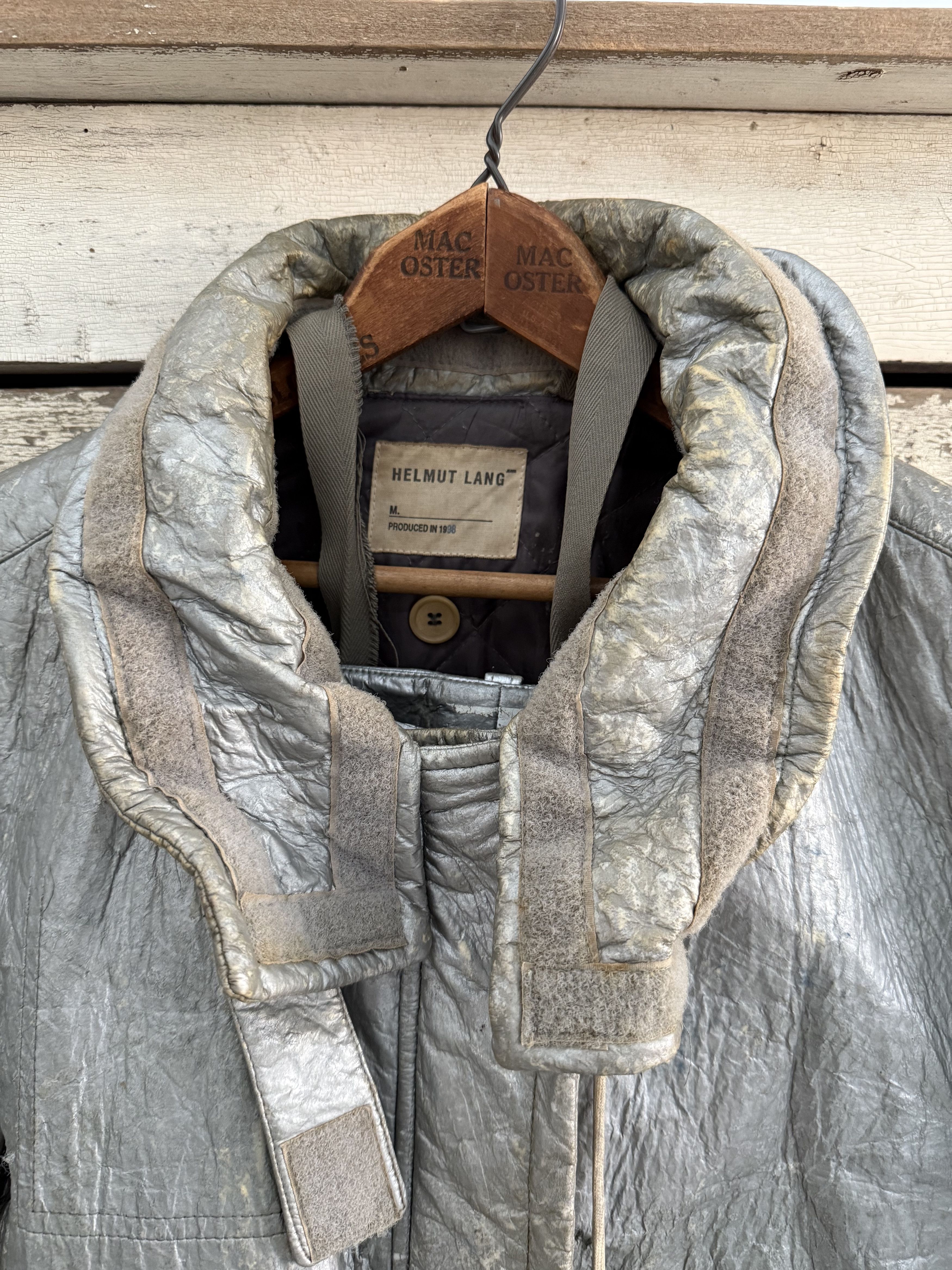 Helmut Lang 1999 Helmut Lang Astro Biker Jacket & Pants Set Size US S / EU 44-46 / 1 - 4 Thumbnail