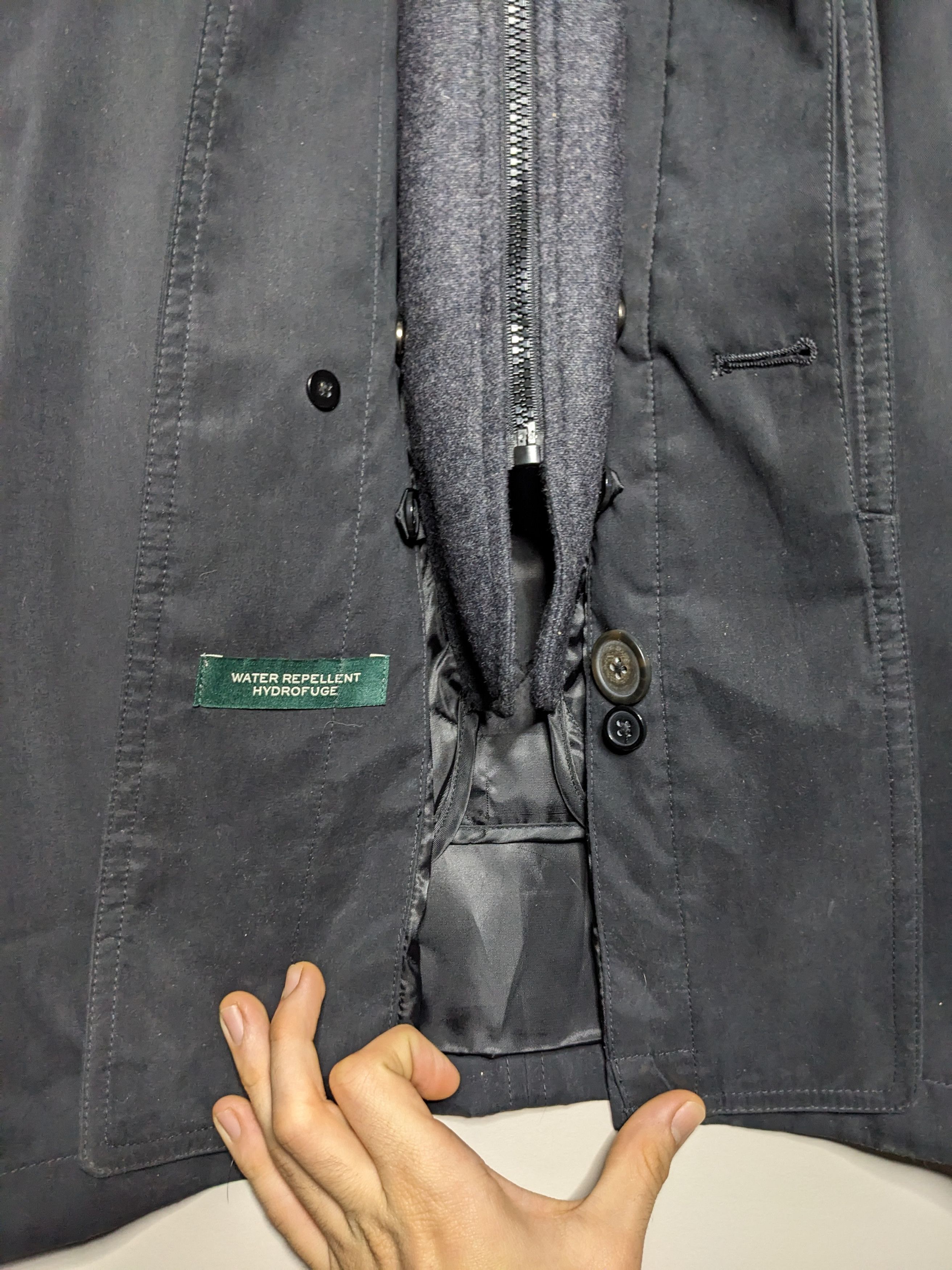 Ralph Lauren Ralph Lauren Edgar Rain Over Coat Removable Wool Liner 48R Size US XL / EU 56 / 4 - 8 Thumbnail