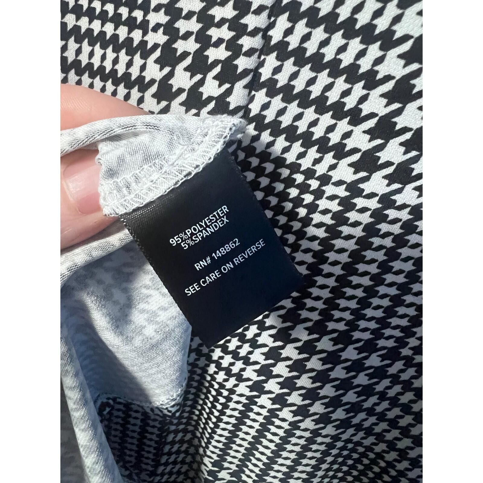 Other Torrid Dress Womens 2 Black White Excellent Houndstooth Size XXL / US 16-18 / IT 52-54 - 5 Thumbnail