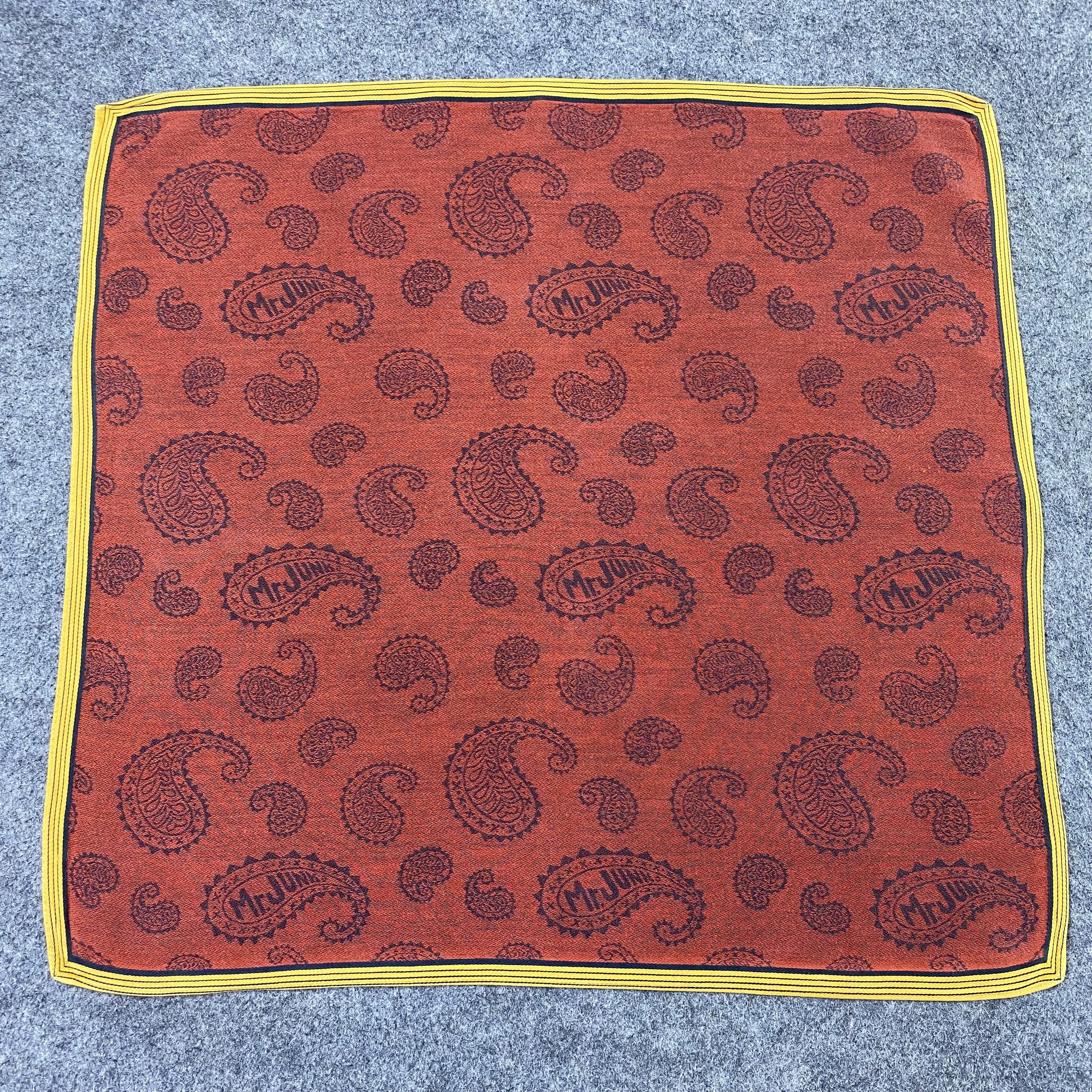 Japanese Brand Mr.Junko Handkerchief Neckerchief Bandana-B1951 Size ONE SIZE - 3 Thumbnail