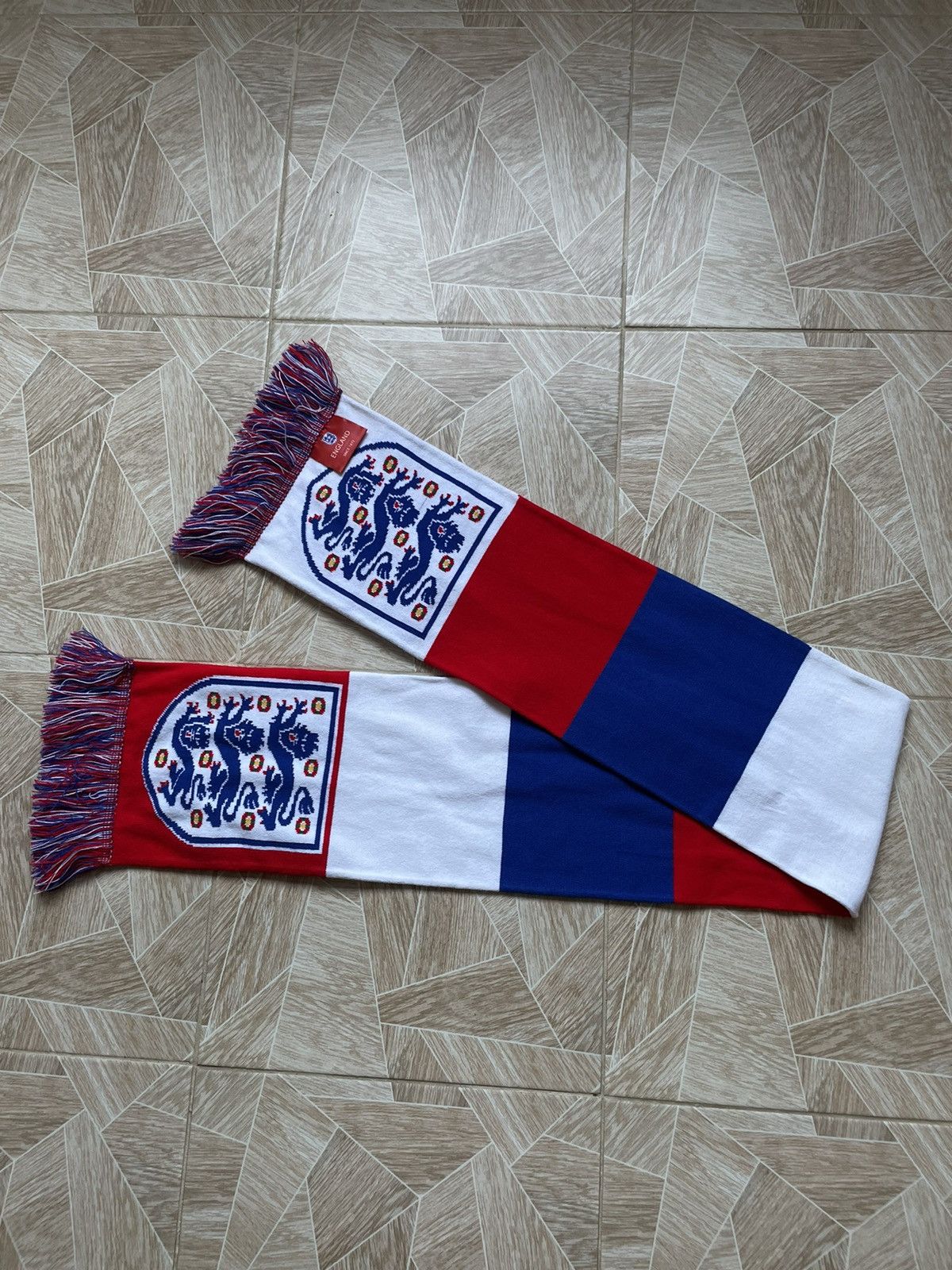 Vintage Vintage Football Soccer Englang Logo Scarf Size ONE SIZE - 3 Thumbnail