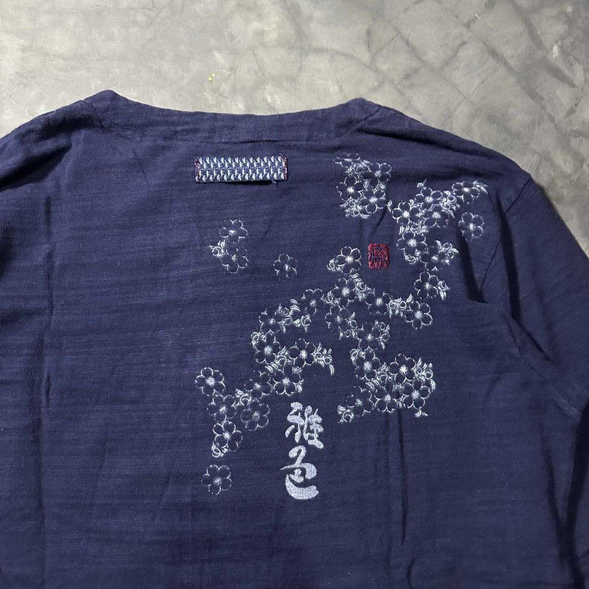 Japanese Brand JAPANESE TRADITIONAL FLOWER LONG SLEEVE SUKAJAN STYLE Size US M / EU 48-50 / 2 - 4 Thumbnail