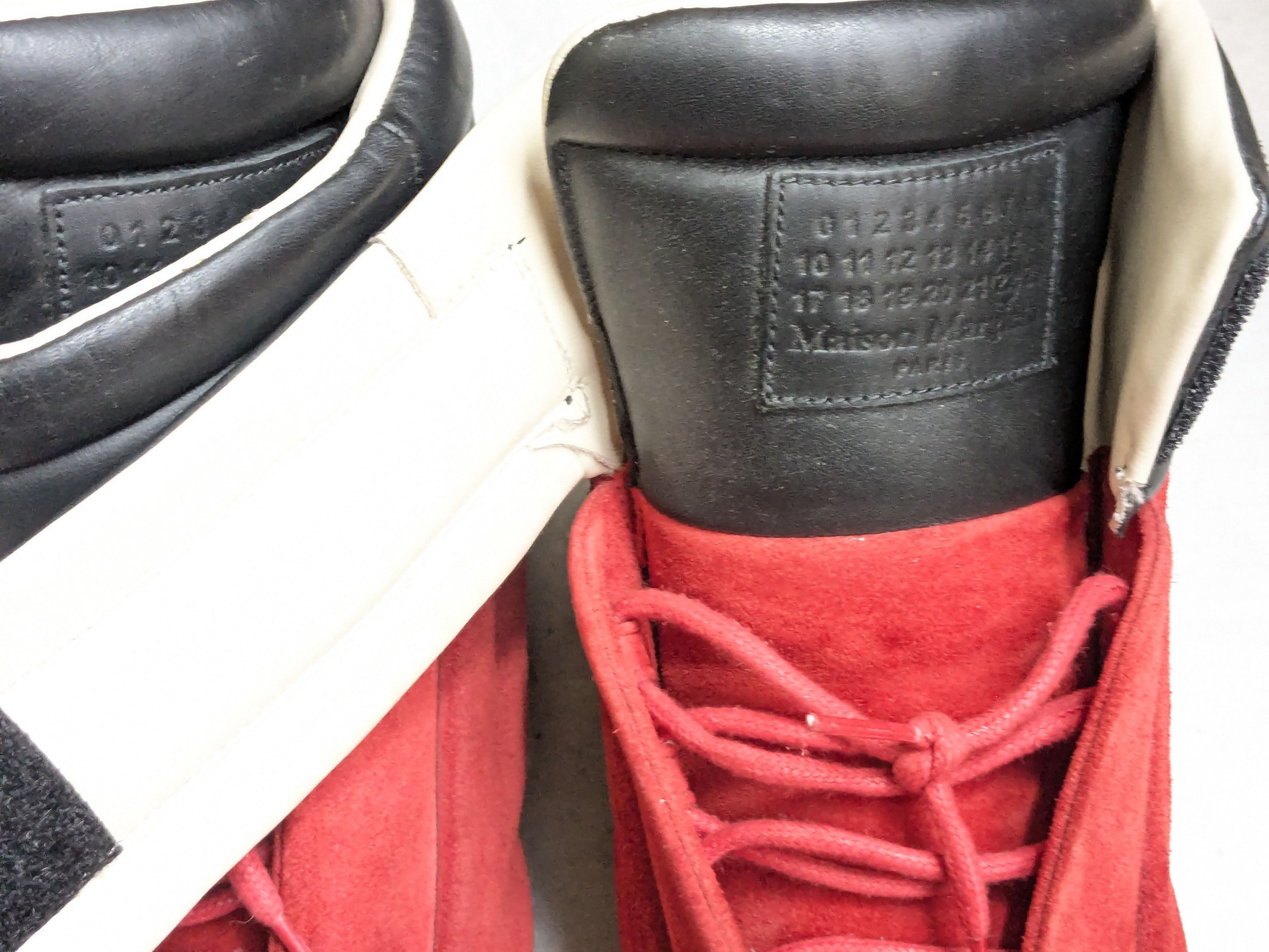 Maison Margiela Maison Margiela Future Red Black 11 44 High Tops Leather Size US 11 / EU 44 - 6 Thumbnail
