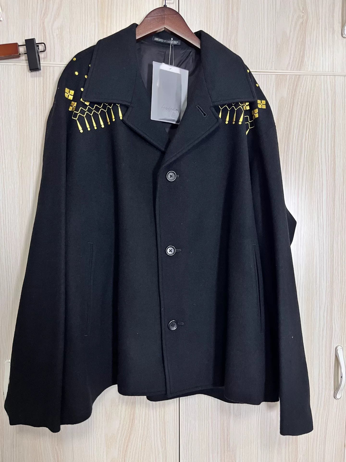 Yohji Yamamoto 92AW Gold Embroidered Jacket