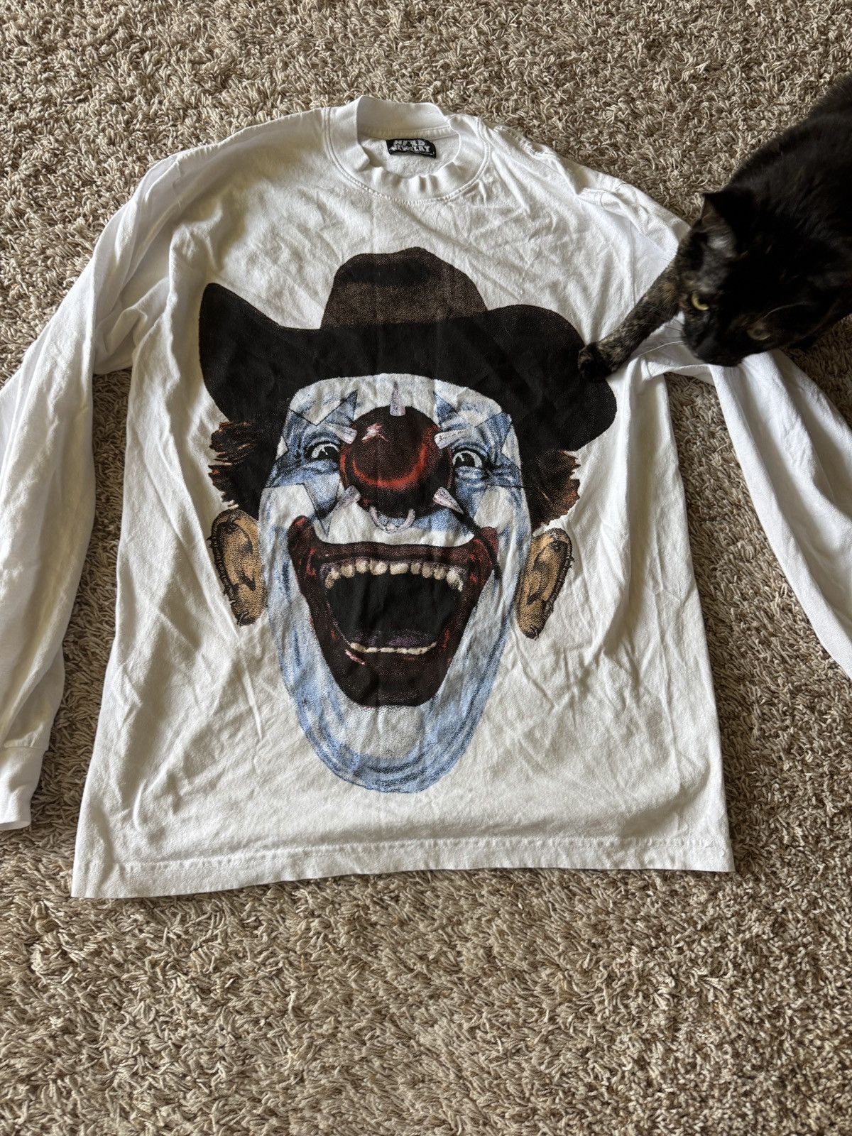 Vintage Hard Jewelry "We don't clown around" Long sleeve Size US L / EU 52-54 / 3 - 1 Thumbnail