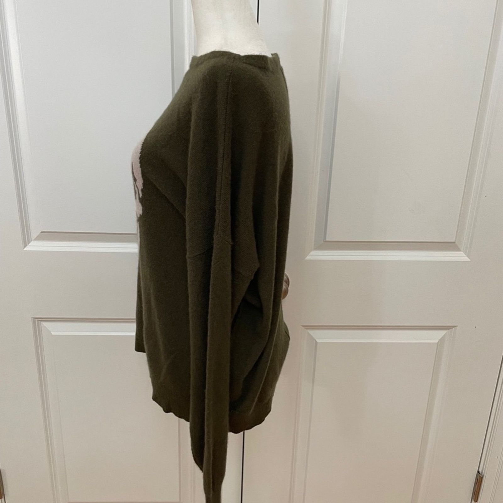 360Cashmere Boat Neck Skull Front Cashmere Sweater from 360 Cashmere Size M / US 6-8 / IT 42-44 - 3 Thumbnail