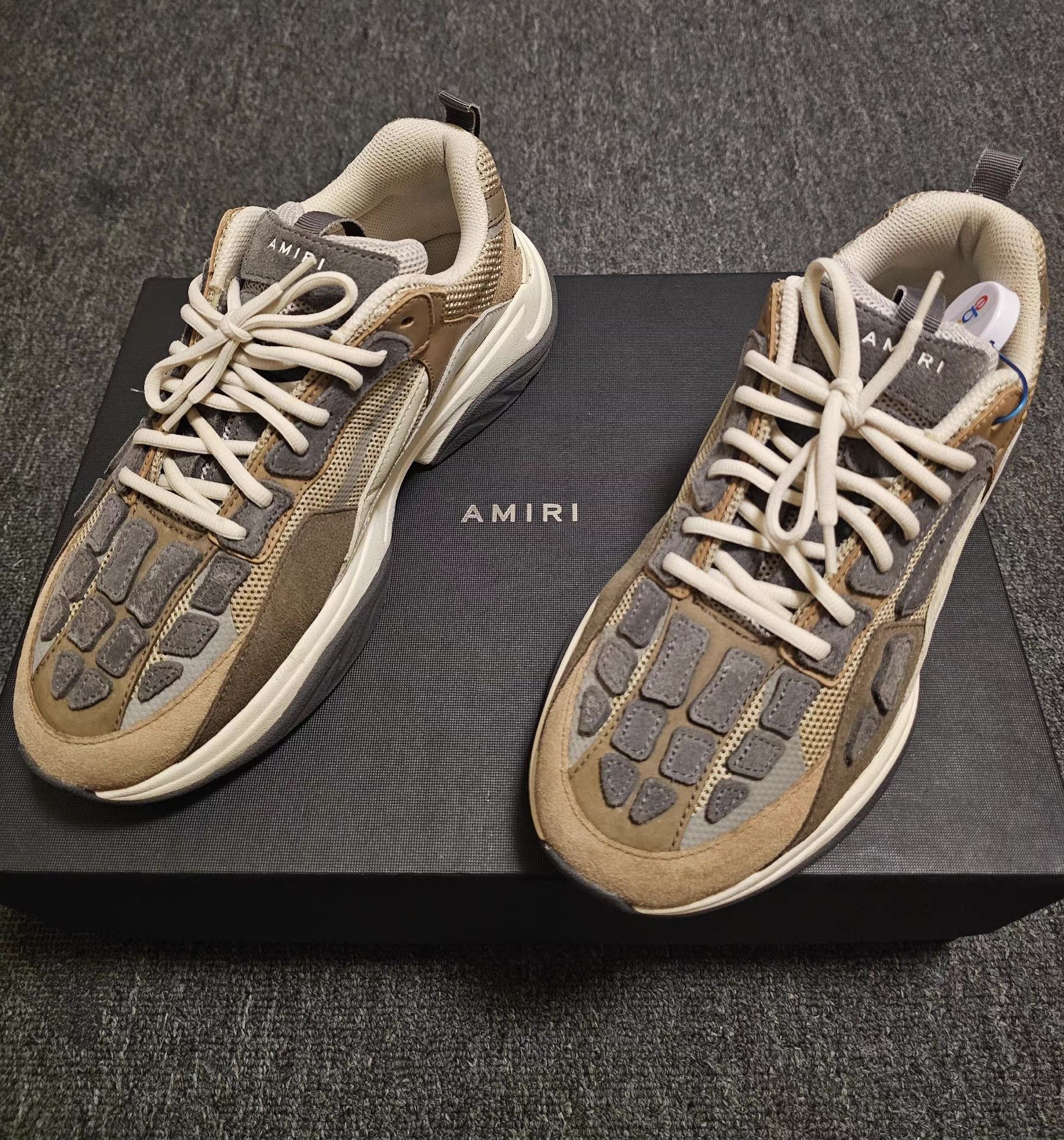 Amiri Amiri Men's Bone Sneakers Q4 Size US 9 / EU 42 - 1 Thumbnail
