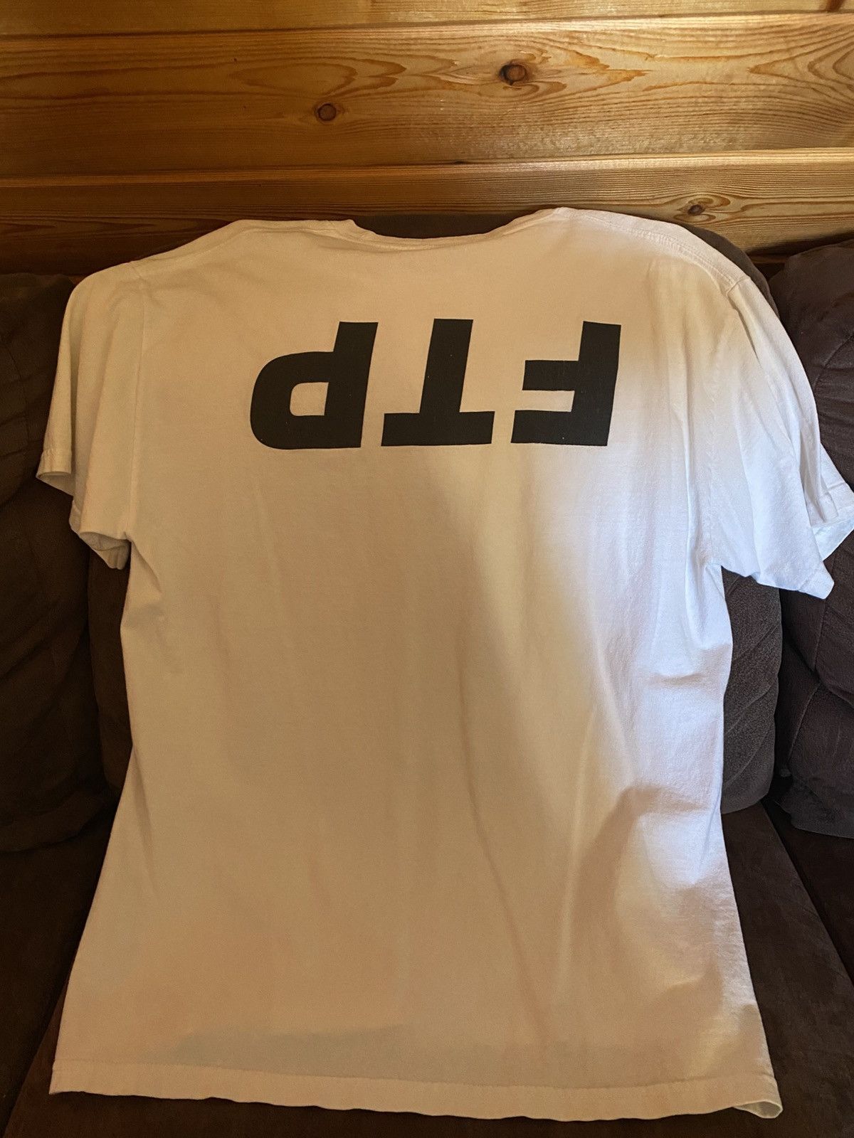 Fuck The Population FTP Upside Down Logo Tee Size US L / EU 52-54 / 3 - 2 Thumbnail