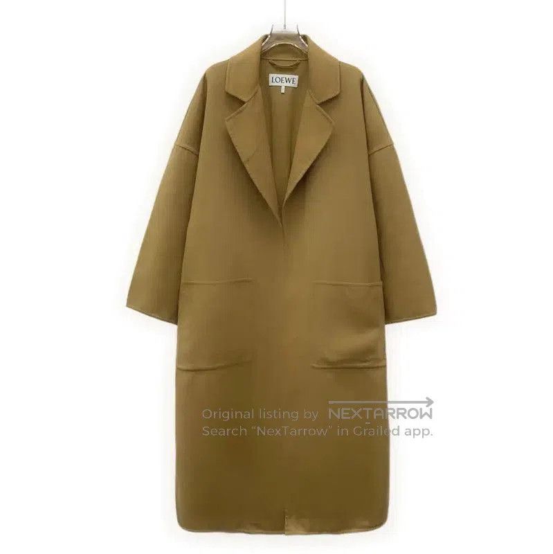 Loewe Loewe Brown Wool Ladies Coat . Size M / US 6-8 / IT 42-44 - 1 Thumbnail