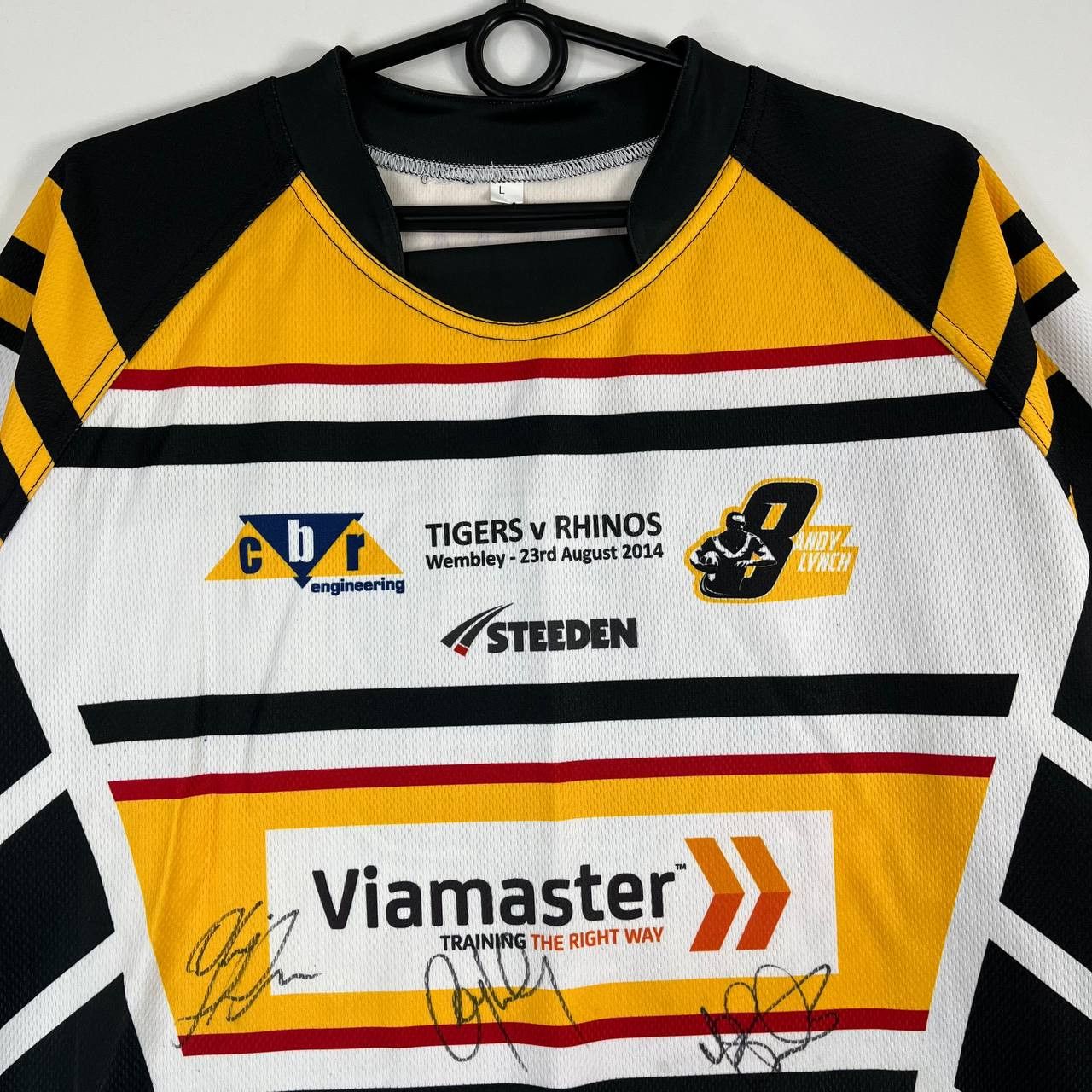 Other Castleford Tigers Signed Rugby League Shirt Sz L Size US L / EU 52-54 / 3 - 2 Thumbnail