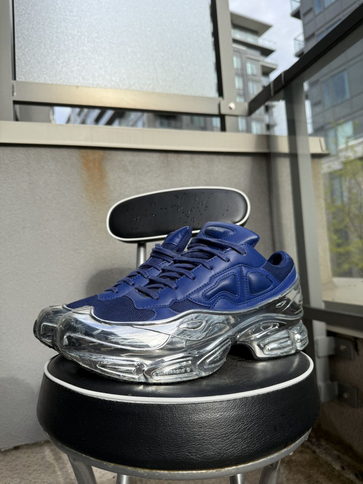 Adidas × Raf Simons Raf Simons × Ozweego 'Mirrored - Unity Ink' Size US 9 / EU 42 - 4 Thumbnail