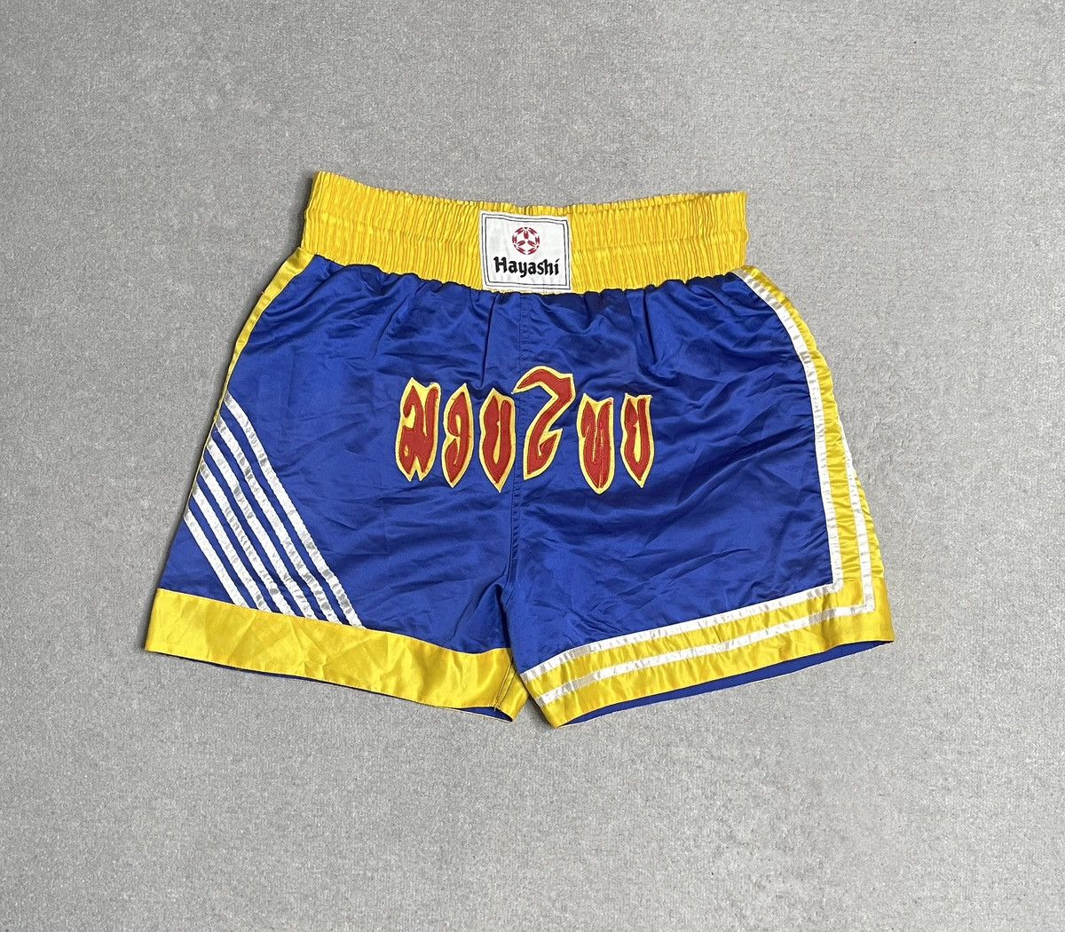 Vintage Vintage Blue Yellow Shorts Pants Sport Print Swag Affiction Size US 34 / EU 50 - 1 Thumbnail