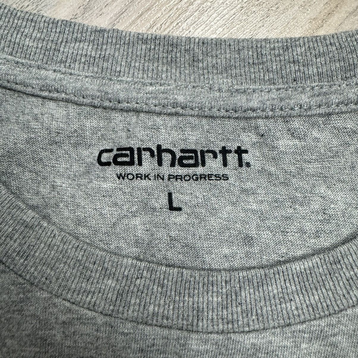 Carhartt Essential Carhartt Small Logo Embroidered Chase Grey Tee Size US L / EU 52-54 / 3 - 8 Thumbnail
