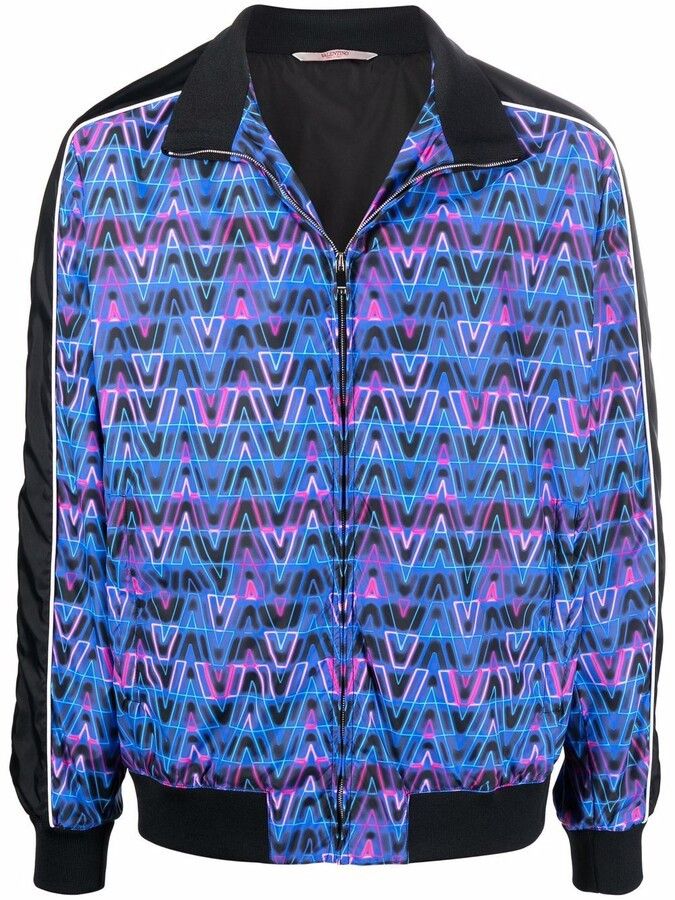 Valentino o1y0525 Bomber Jacket in Multicolor Size US S / EU 44-46 / 1 - 1 Thumbnail