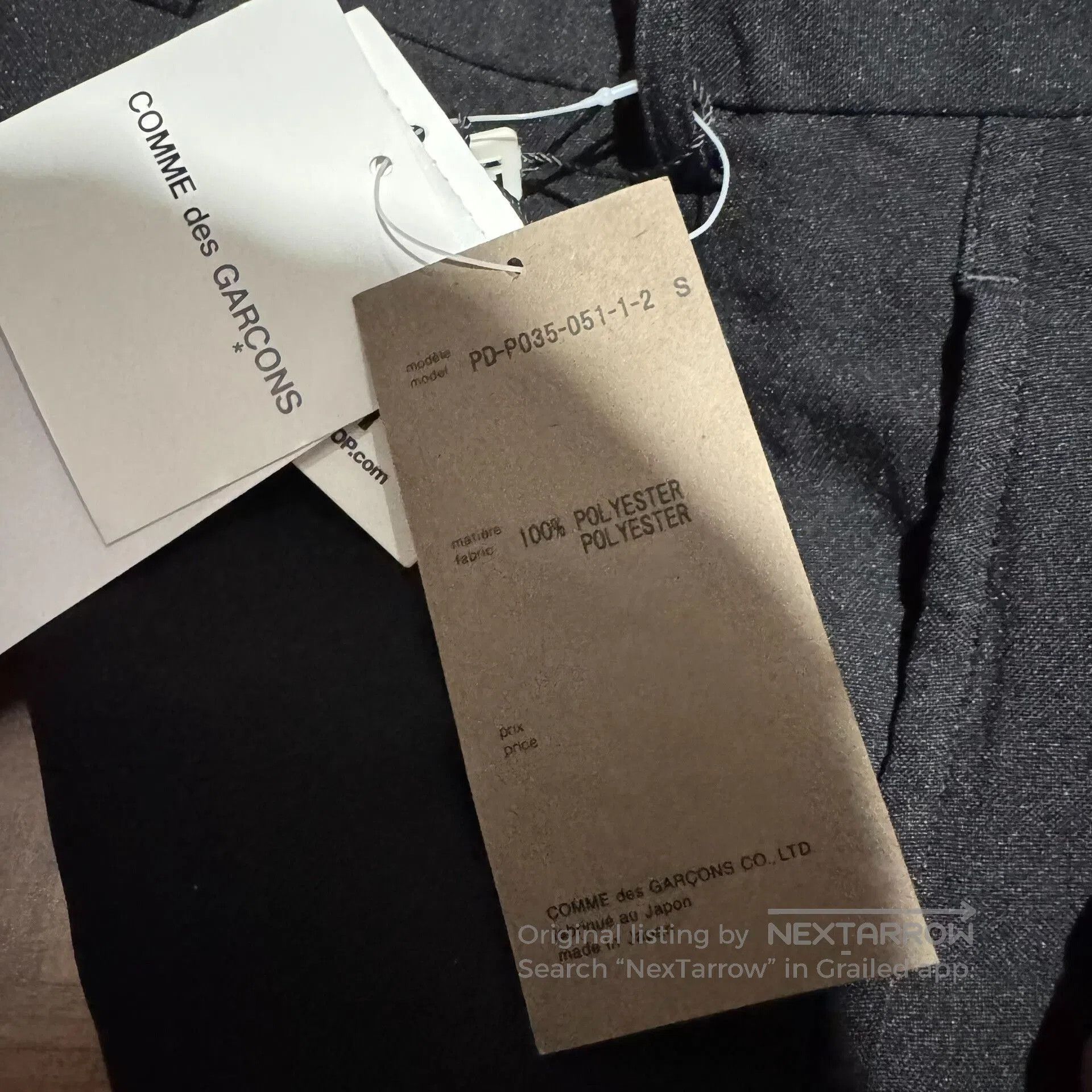 Comme des Garcons Homme Plus Common de Garçons Casual Cropped Pants. Size US 26 / EU 42 - 8 Thumbnail
