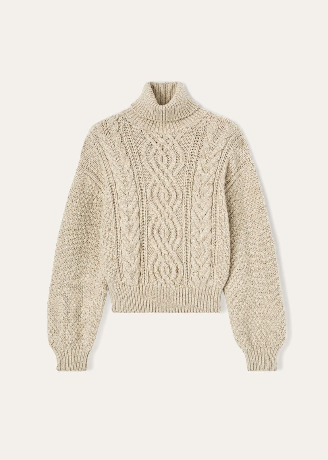 Loro Piana o1srvl11e0824 Newcastle Turtleneck Cashmere Sweater in White Size XL / US 12-14 / IT 48-50 - 1 Thumbnail