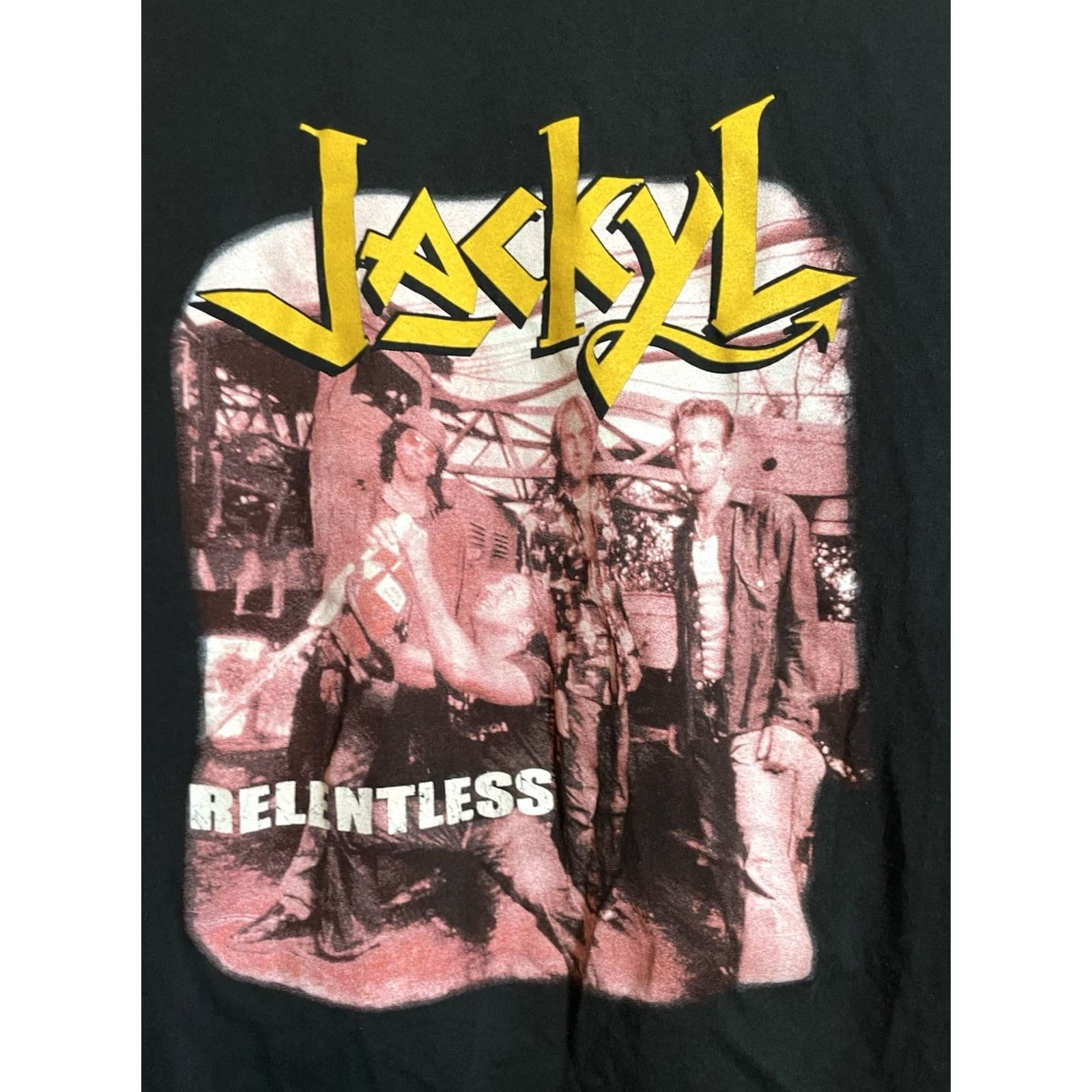 Vintage VINTAGE Shirt Mens 2XL Black Jackyl Relentless Tour Size Merch A530 Size US XXL / EU 58 / 5 - 2 Thumbnail