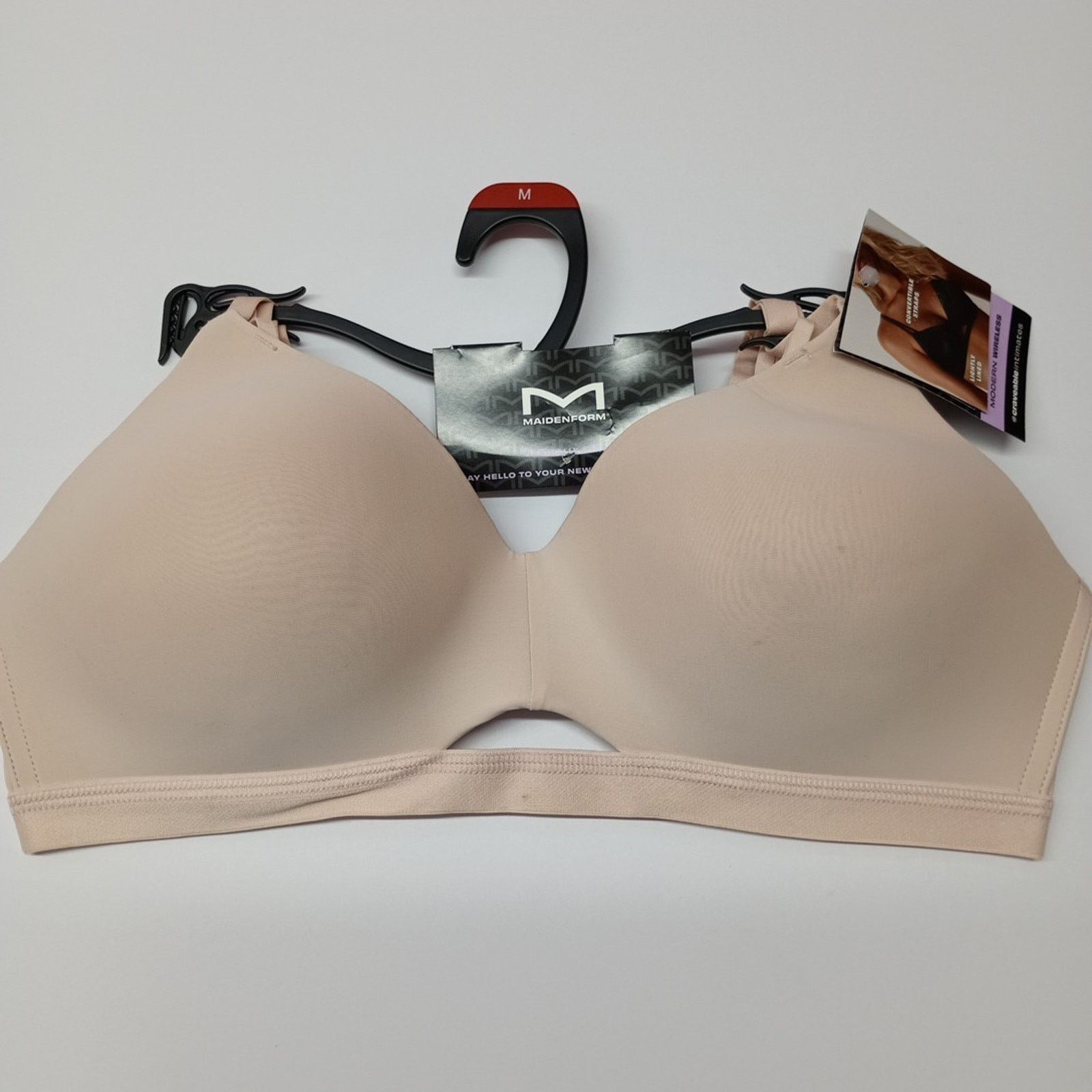 Other Maidenform Women's Size M Wireless Bra Keyhole Lightly Lined Size ONE SIZE - 1 Thumbnail