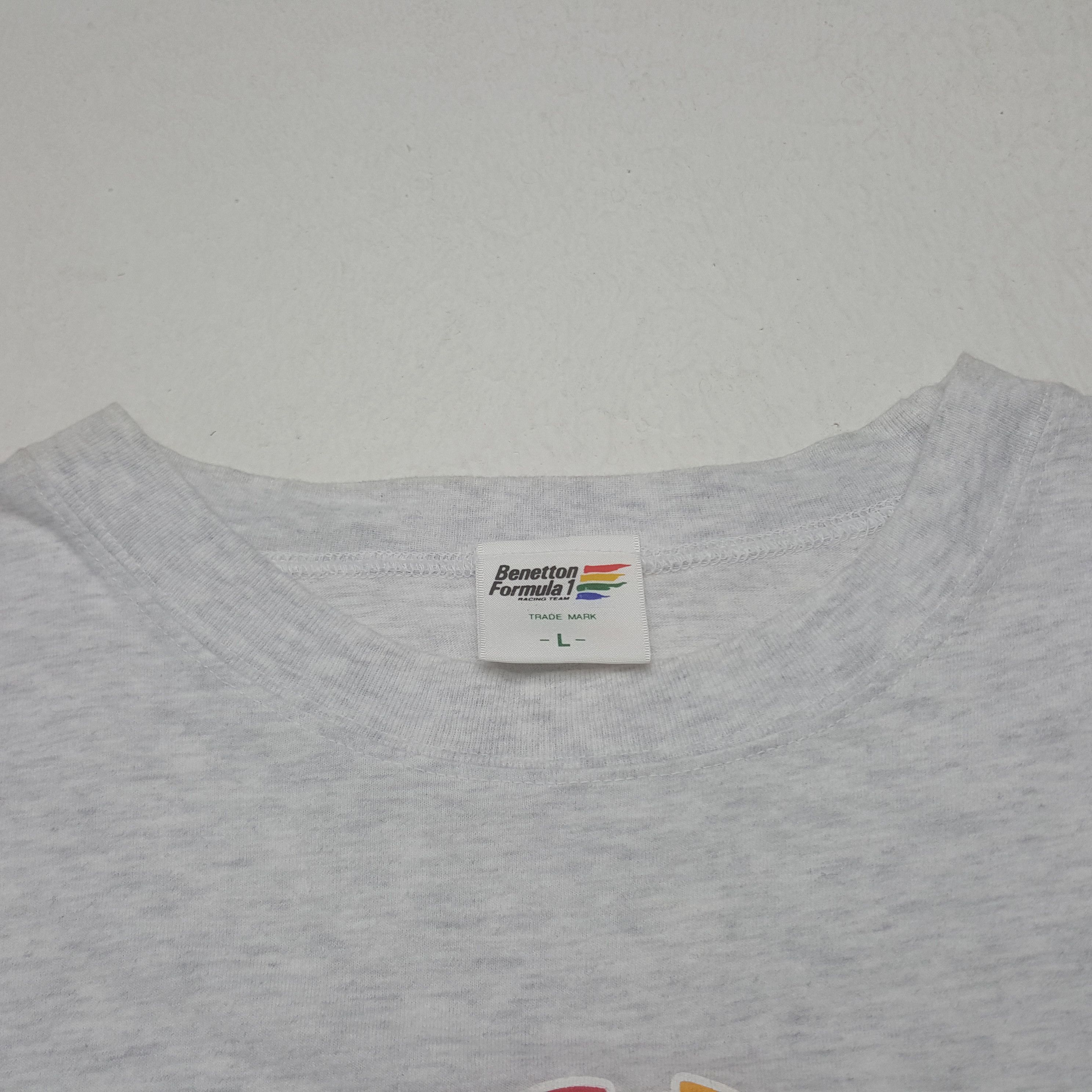 Benetton × Vintage Vintage Benetton Formula 1 Tshirt Size US L / EU 52-54 / 3 - 5 Thumbnail
