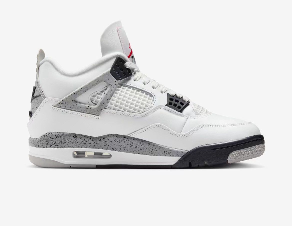 Nike Jordan 4 Retro White Cement Size US 12.5 / EU 45-46 - 3 Thumbnail