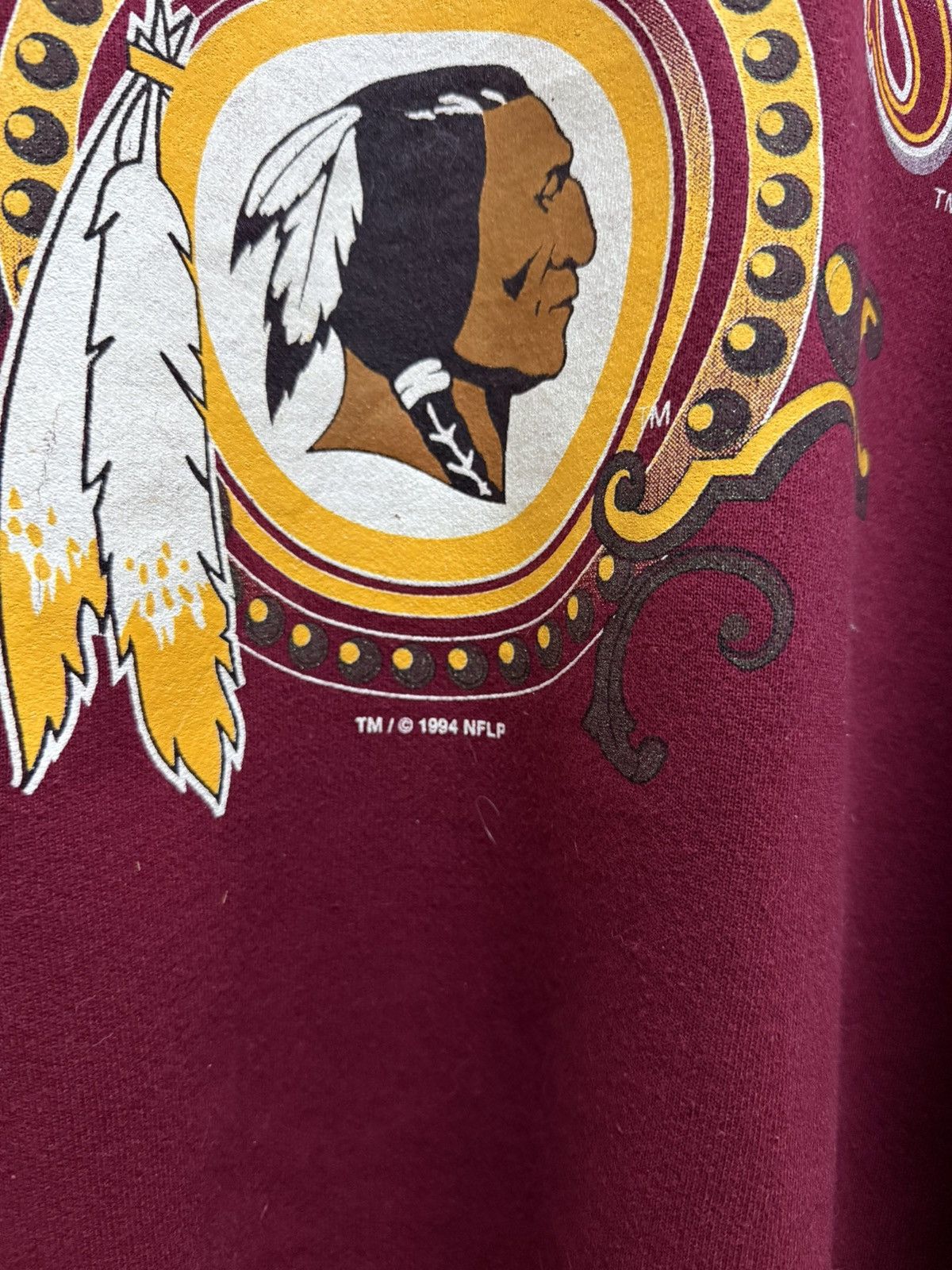 Logo 7 Vintage 90s Washington Redskin Super Bowl Logo 7 Sweatshirt Size US L / EU 52-54 / 3 - 3 Thumbnail