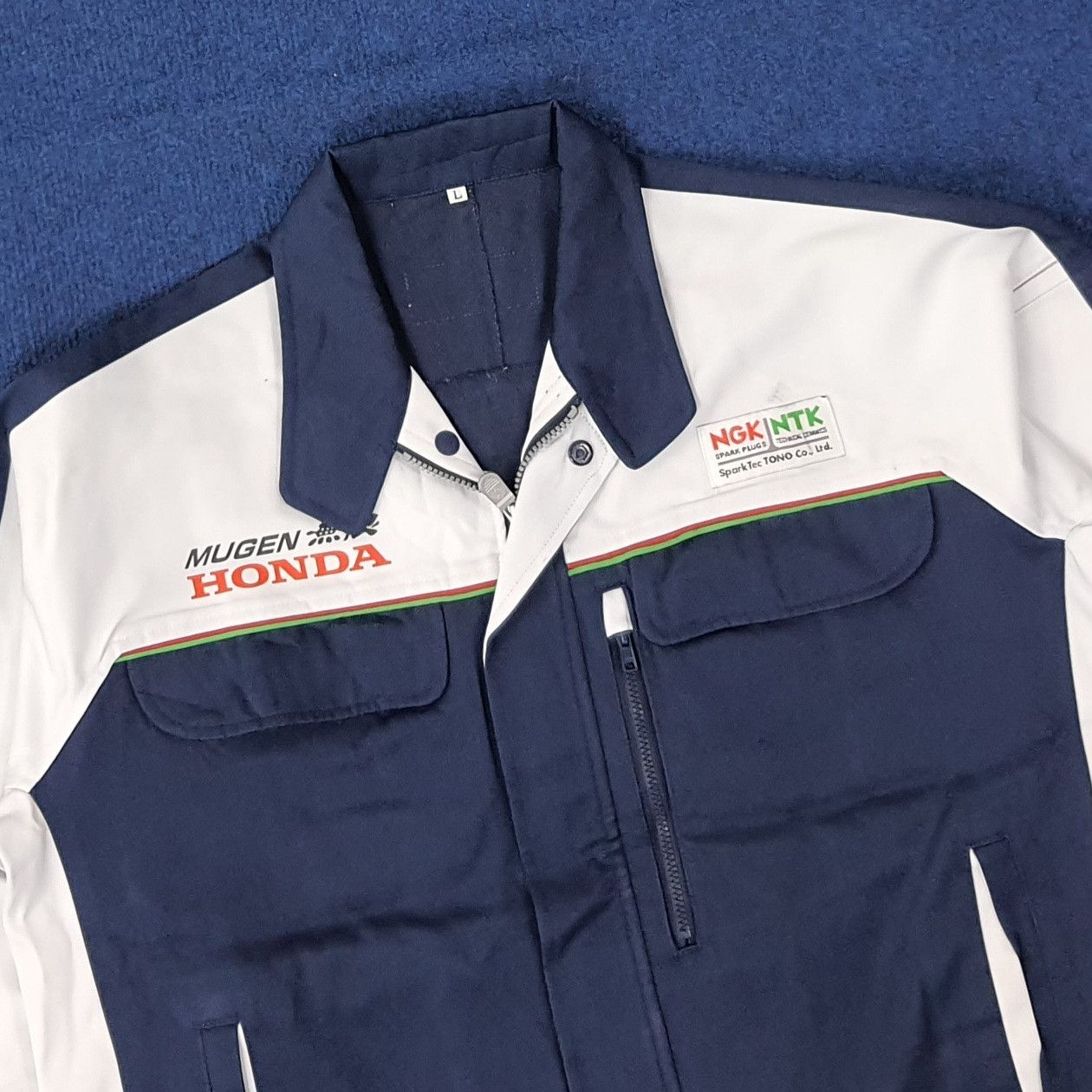 Japanese Brand Vintage Honda Mugen Motorsports Custom Logo Jacket C260N13 Size US XL / EU 56 / 4 - 4 Thumbnail