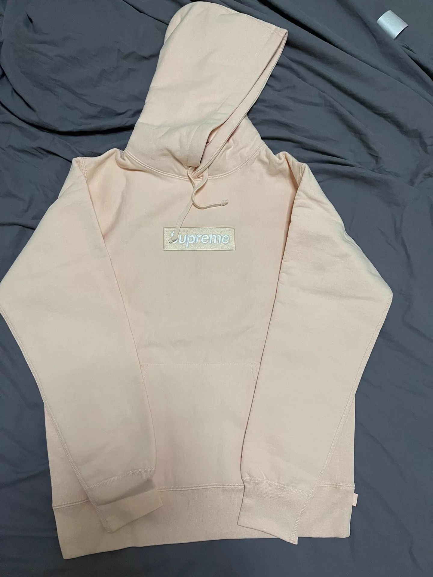 Supreme Supreme 16FW Peach Box Logo Hoodie M Size US M / EU 48-50 / 2 - 9 Thumbnail