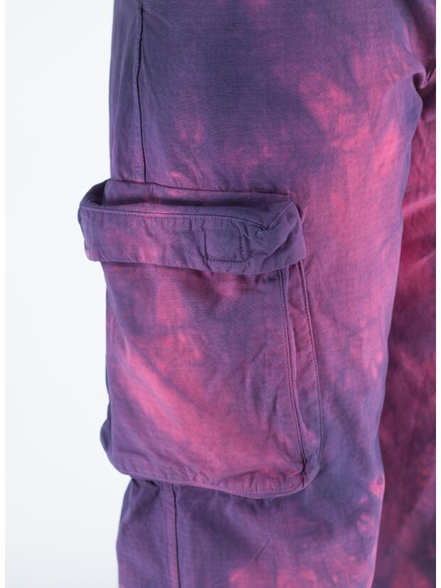 Off-White o1y0225 Logo Cargo Pant in Pink/Midnight Blue Size US 30 / EU 46 - 2 Thumbnail