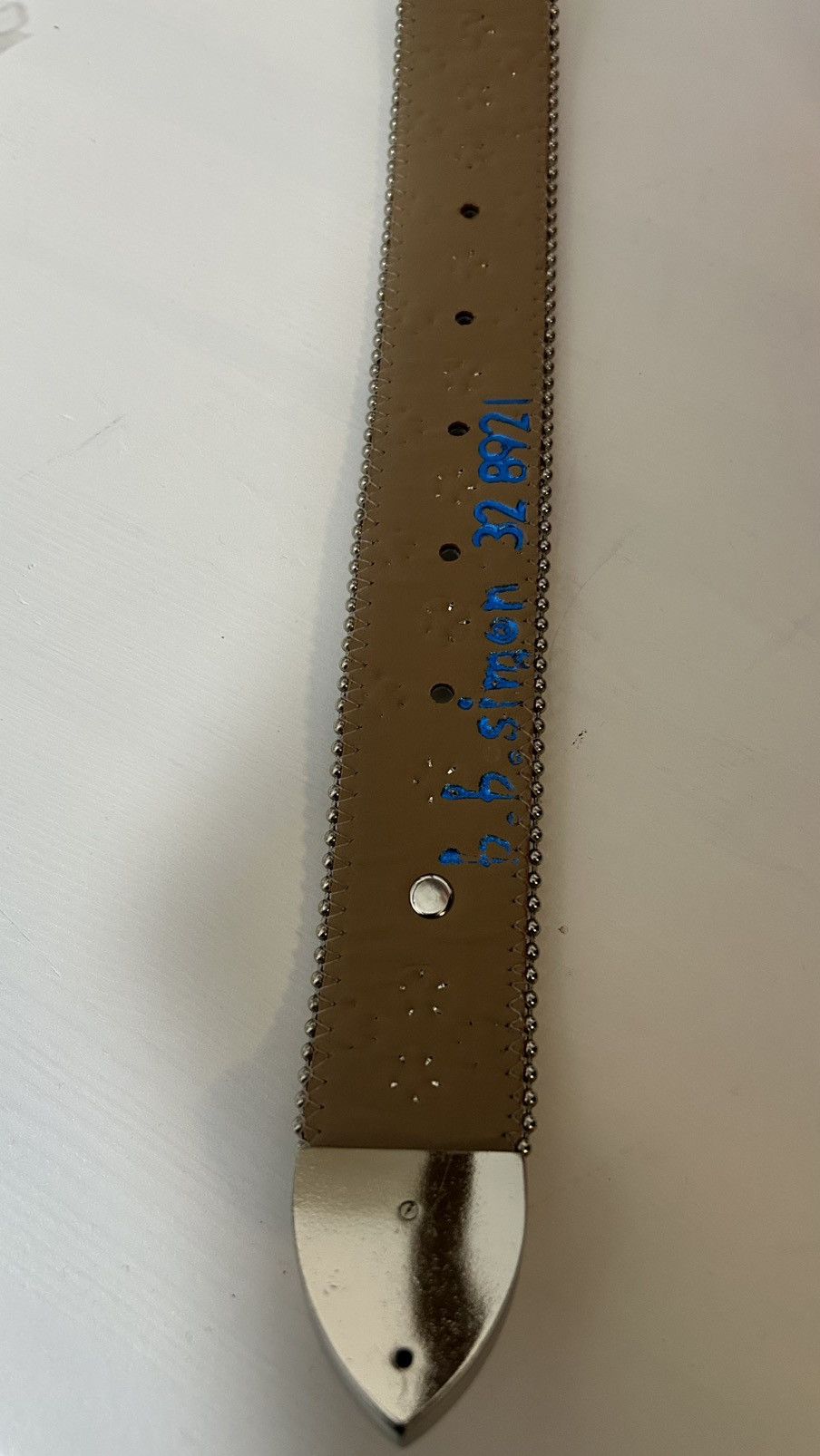 Supreme Supreme BB Simon Bandana Belt Silver Size 32 - 3 Thumbnail