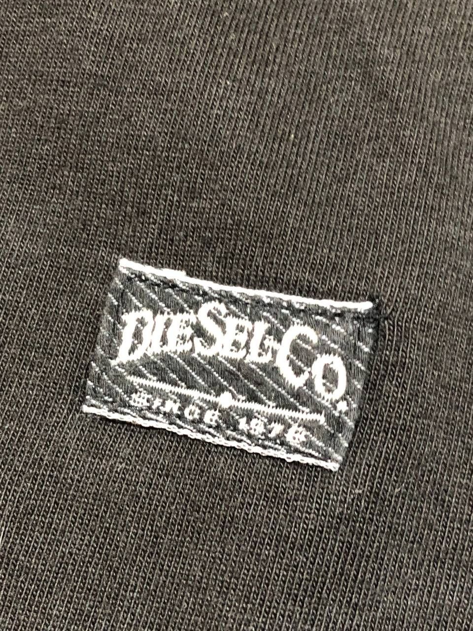 Diesel Vintage 90s Diesel Y2K Black Polo Streetwear Size US XL / EU 56 / 4 - 7 Thumbnail