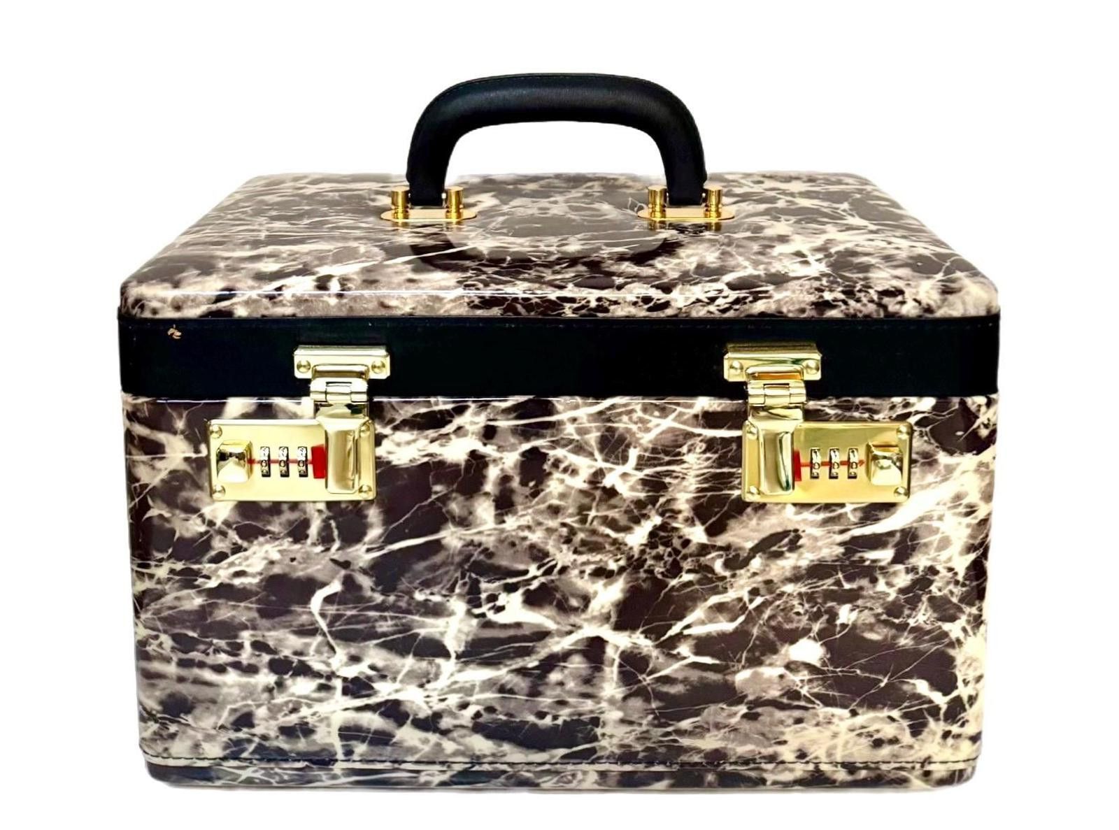 Other Jewelry Makeup Briefcase Box Large, PU Leather Organizer Size ONE SIZE - 1 Thumbnail