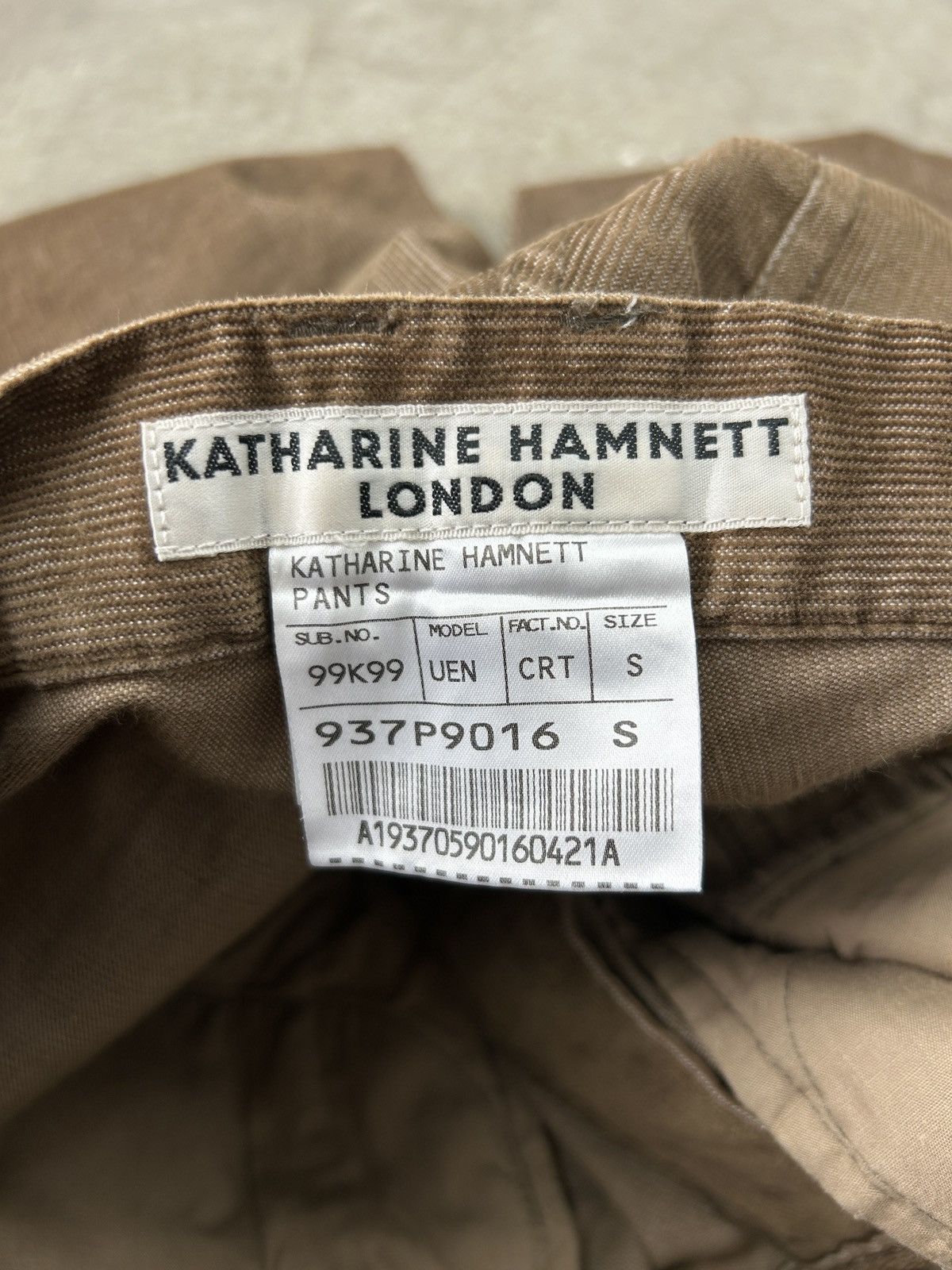 Katharine Hamnett London Katherine Hamnett London Corduroy Pants Size US 30 / EU 46 - 11 Thumbnail