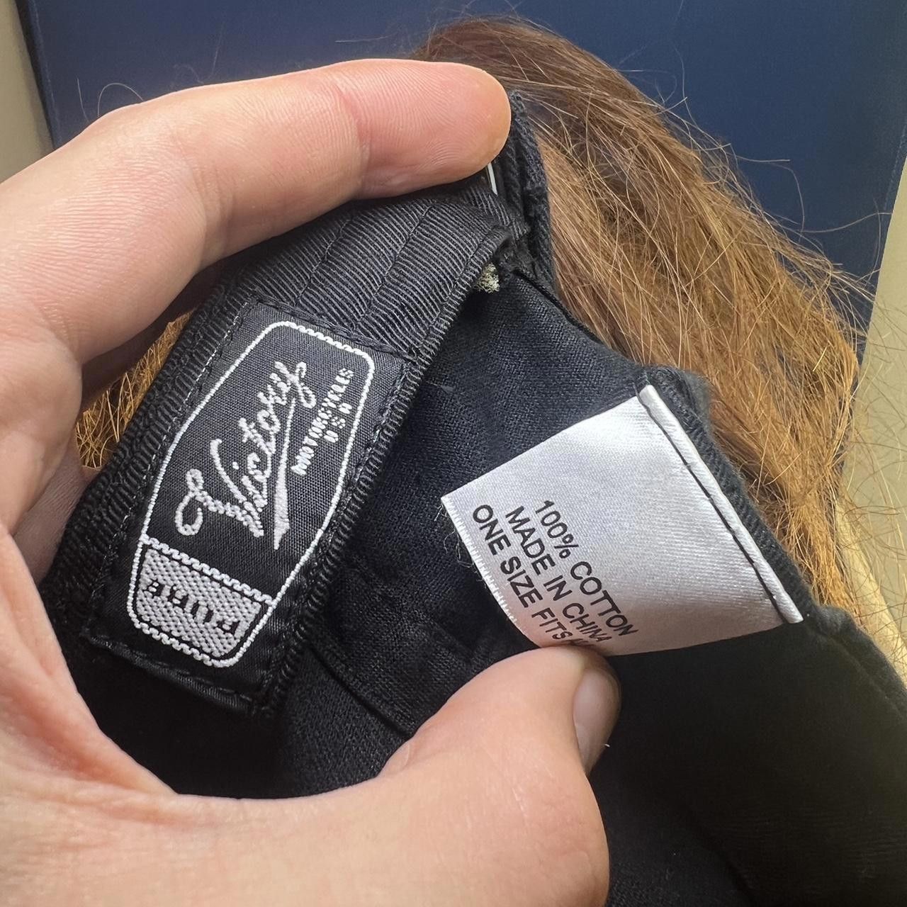 Designer Victory Freedom Black Cap - One Size Fits All Size ONE SIZE - 4 Thumbnail